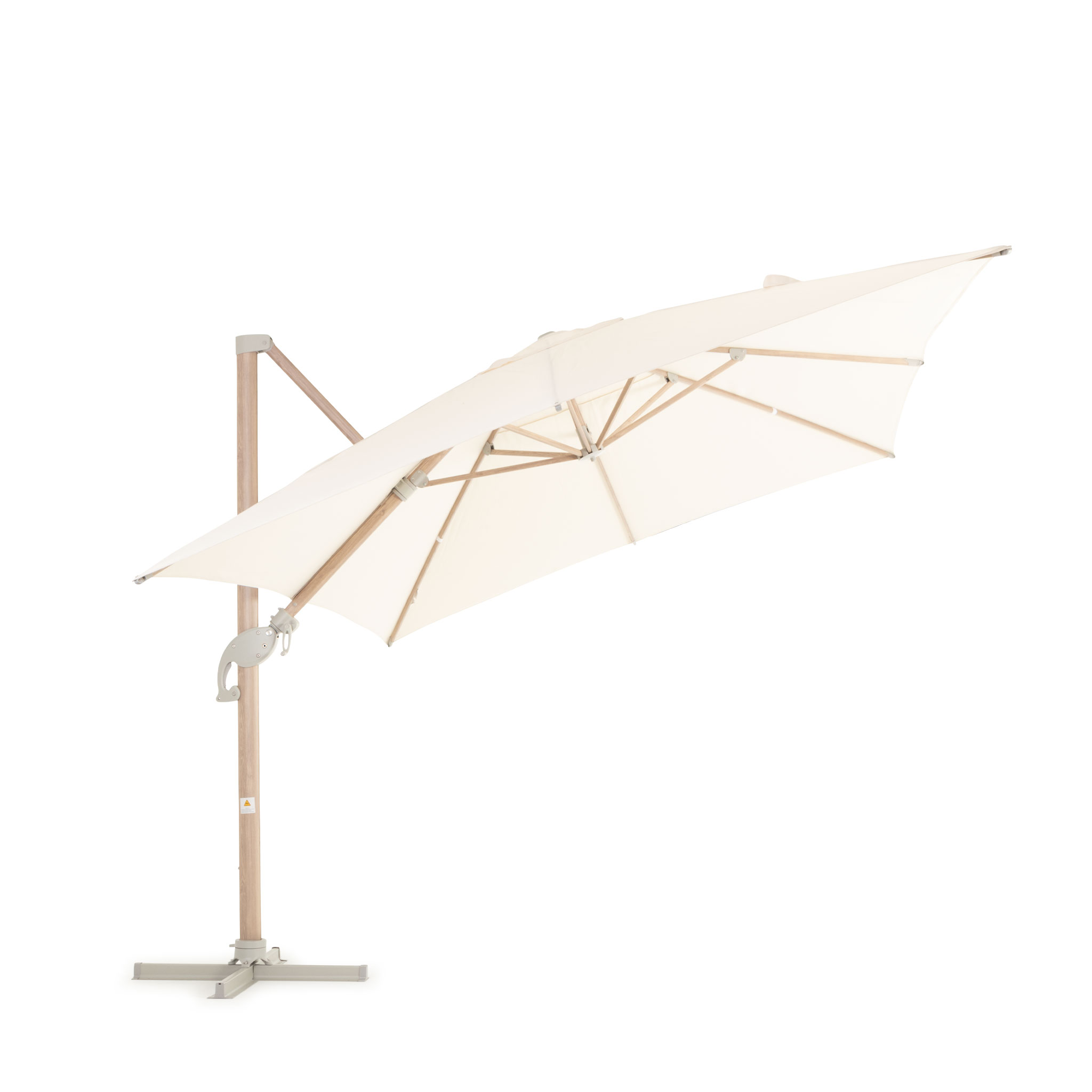 Platinum Outdoor Cantilever Umbrella - W400, Oatmeal
