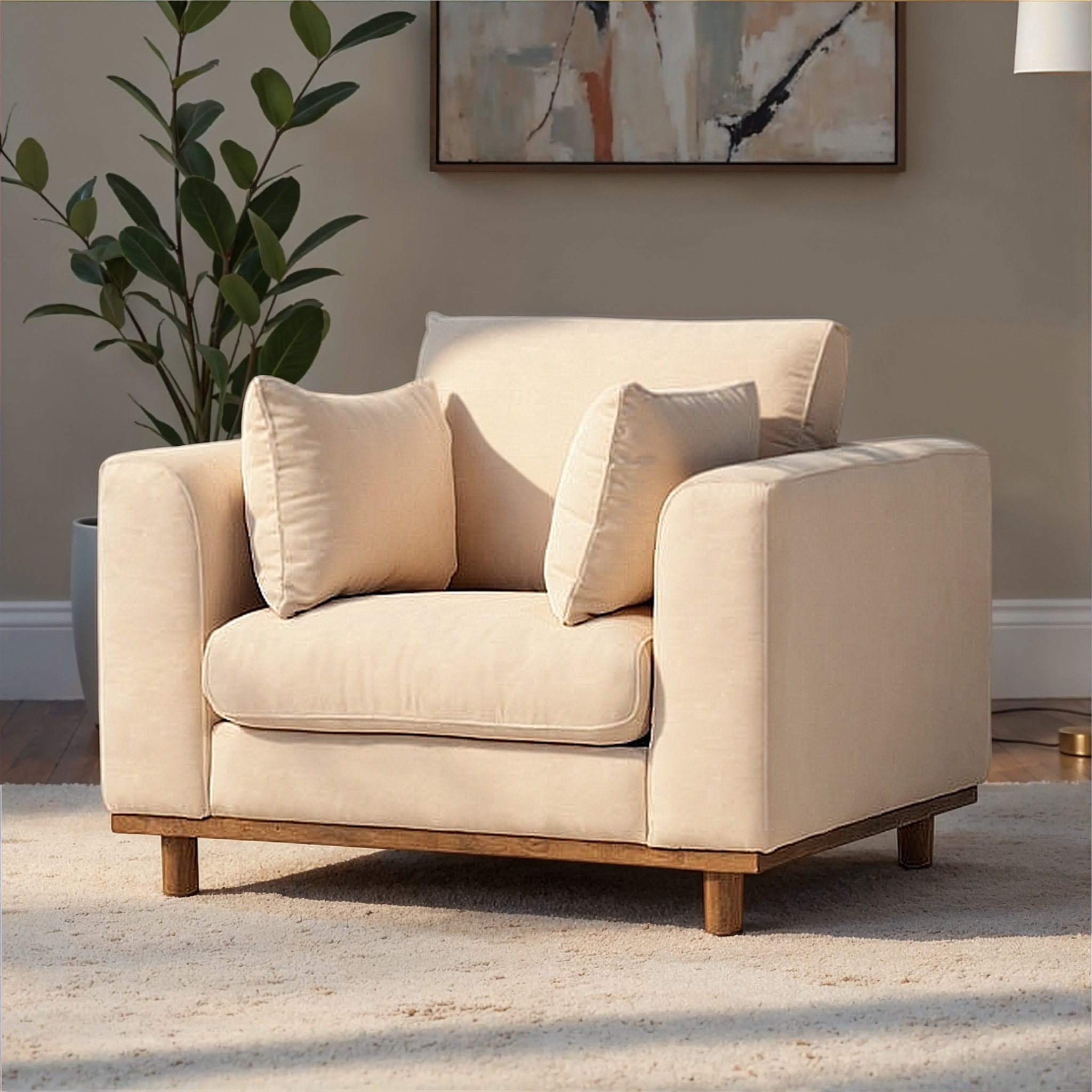 Portia Chair, Beige
