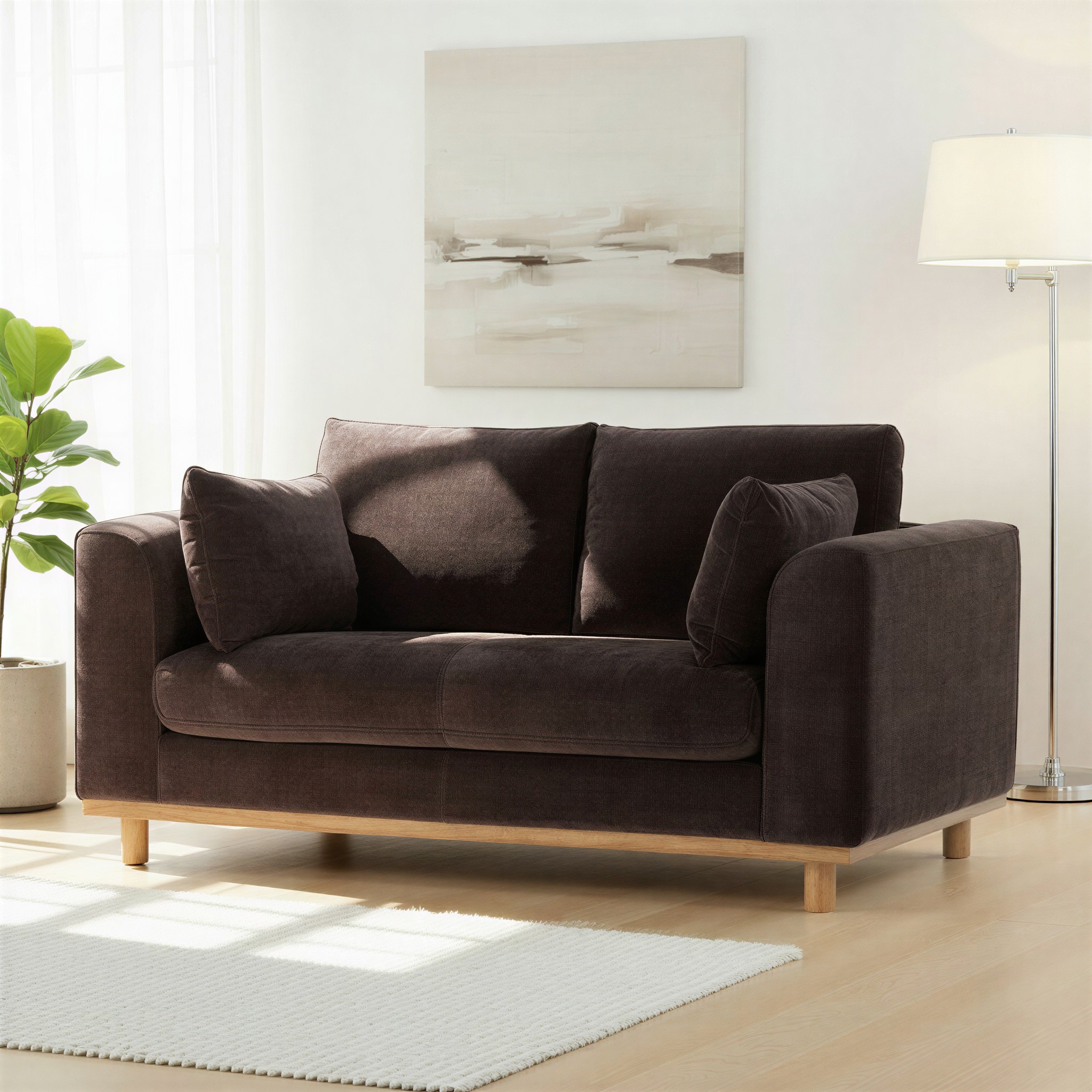 Portia 2 Seater Sofa, Midnight