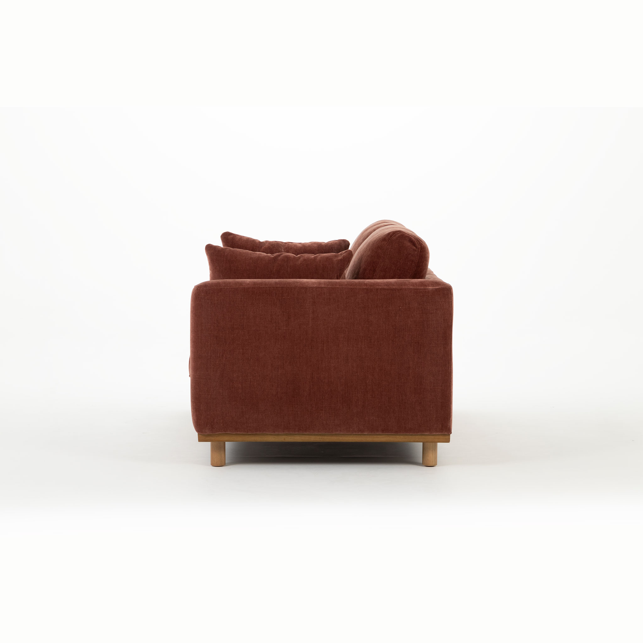 Portia 2 Seater Sofa, Brick