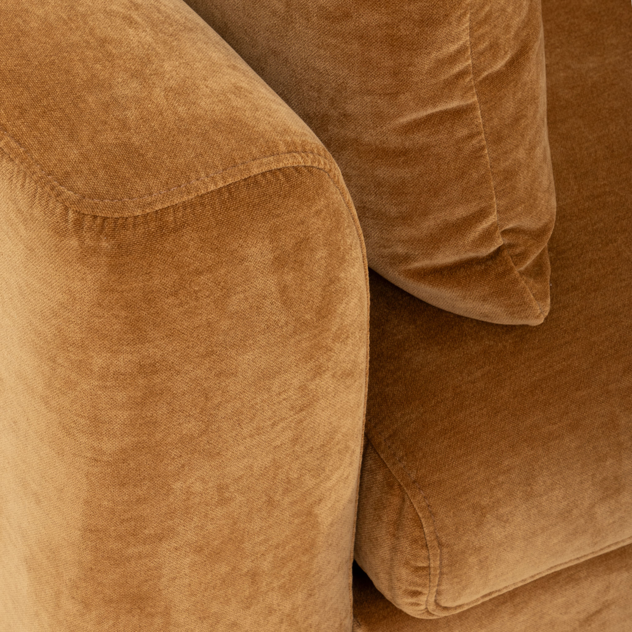 Portia 2 Seater Sofa, Amber