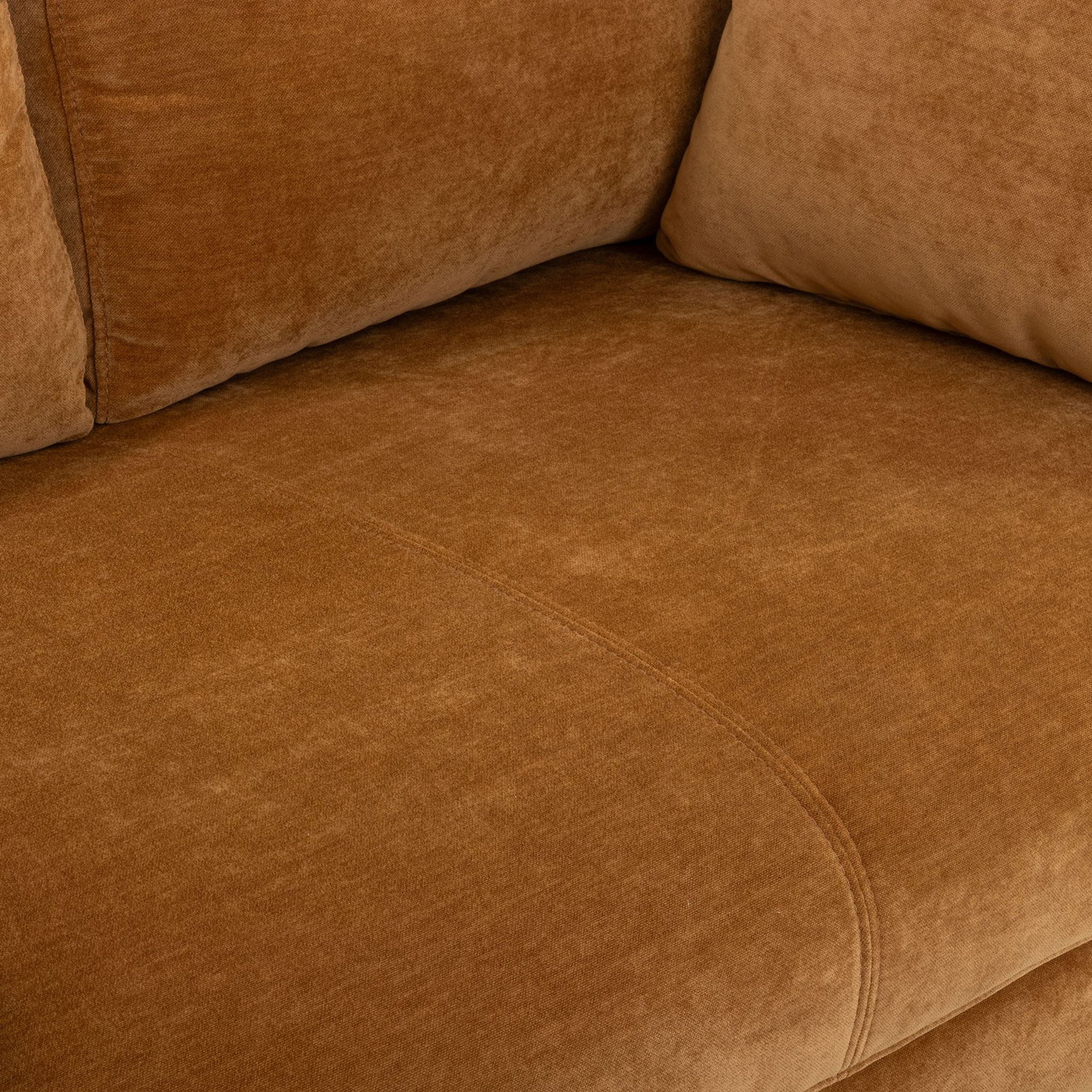 Portia 2 Seater Sofa, Amber