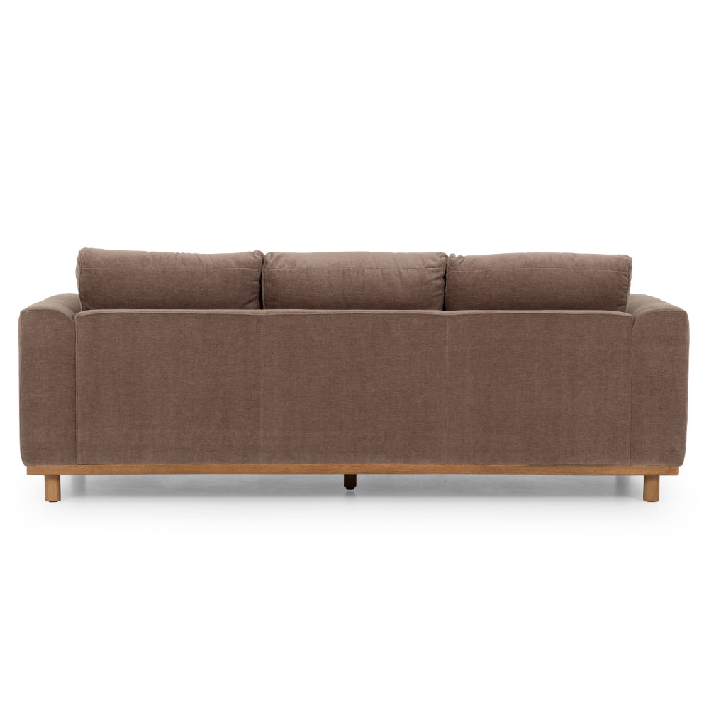 Portia 3 Seater Sofa, Brown