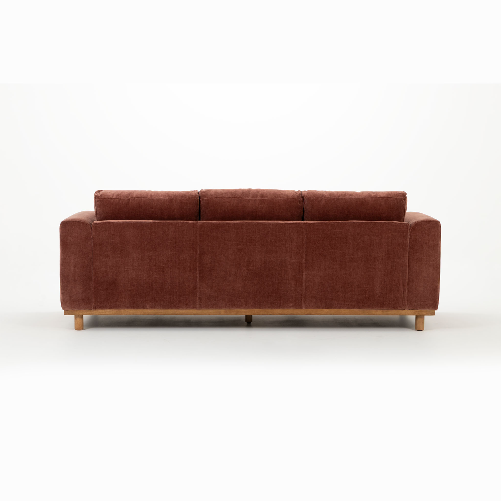 Portia 3 Seater Sofa, Brick