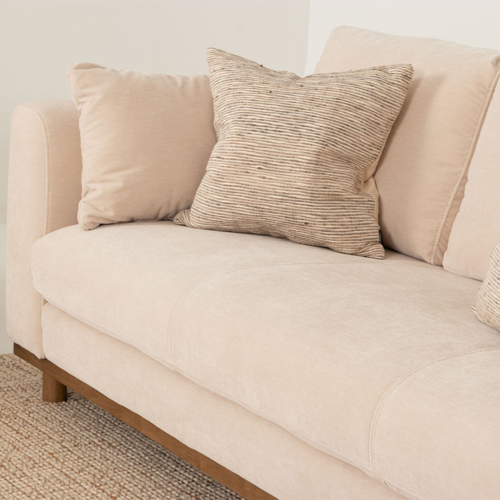 Portia 3 Seater Sofa, Beige