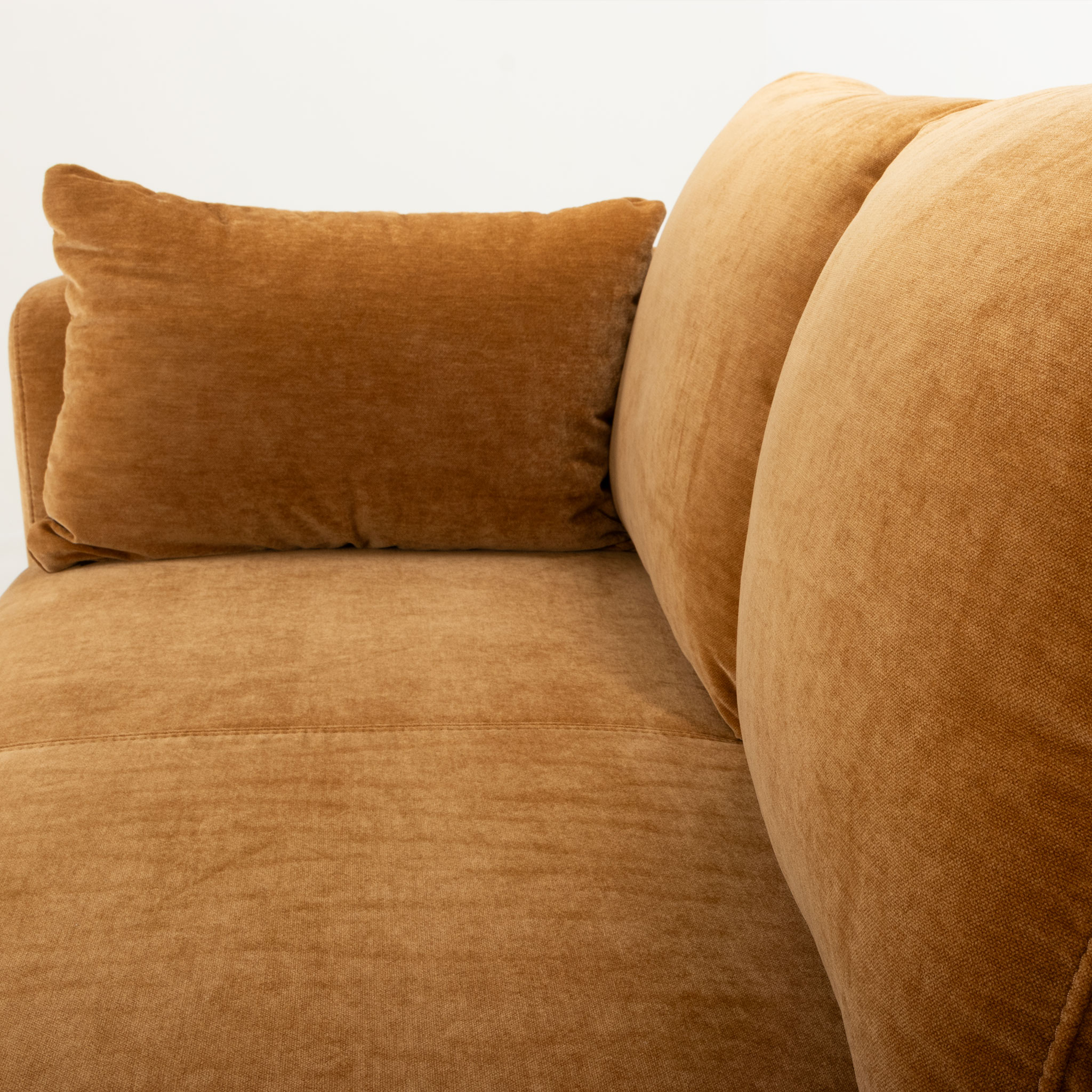 Portia 3 Seater Sofa, Amber