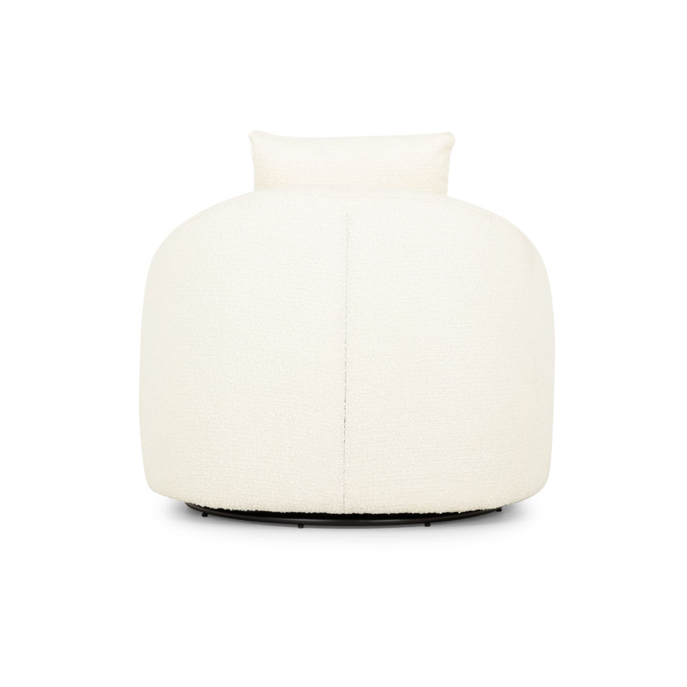 Erin Swivel Chair, White