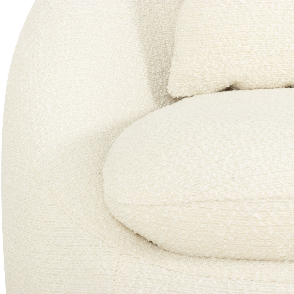 Erin Swivel Chair, White