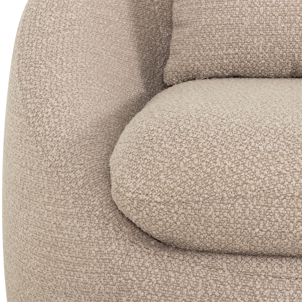 Erin Swivel Chair, Light Grey