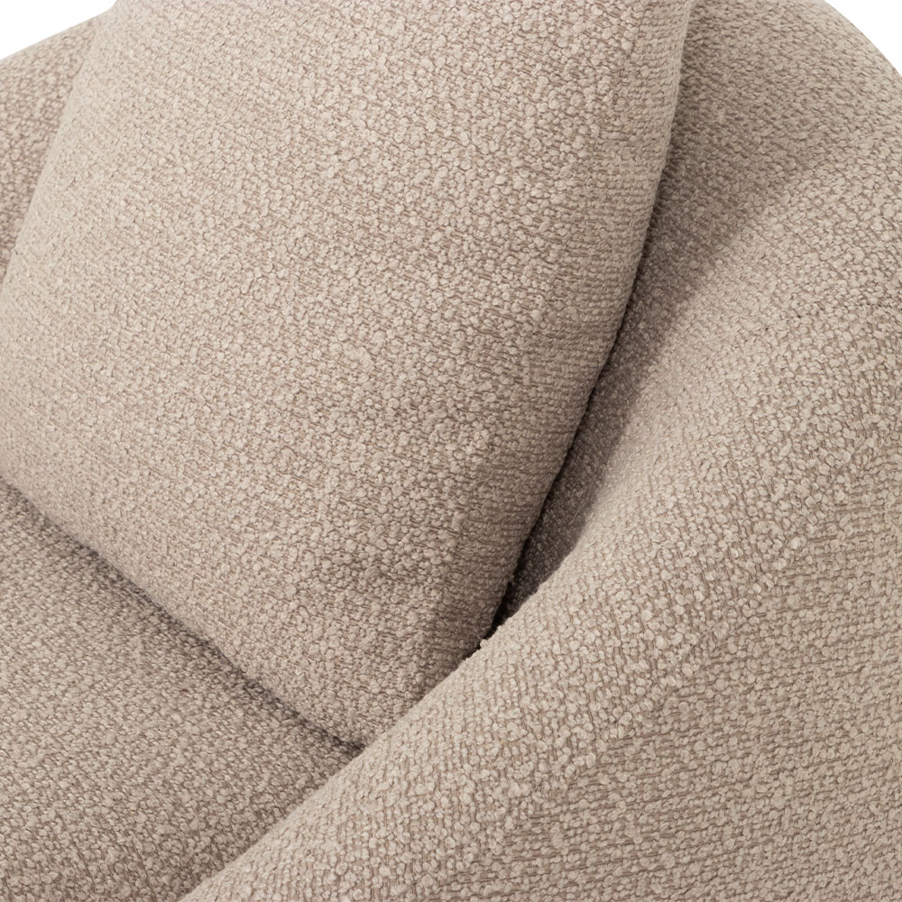 Erin Swivel Chair, Light Grey