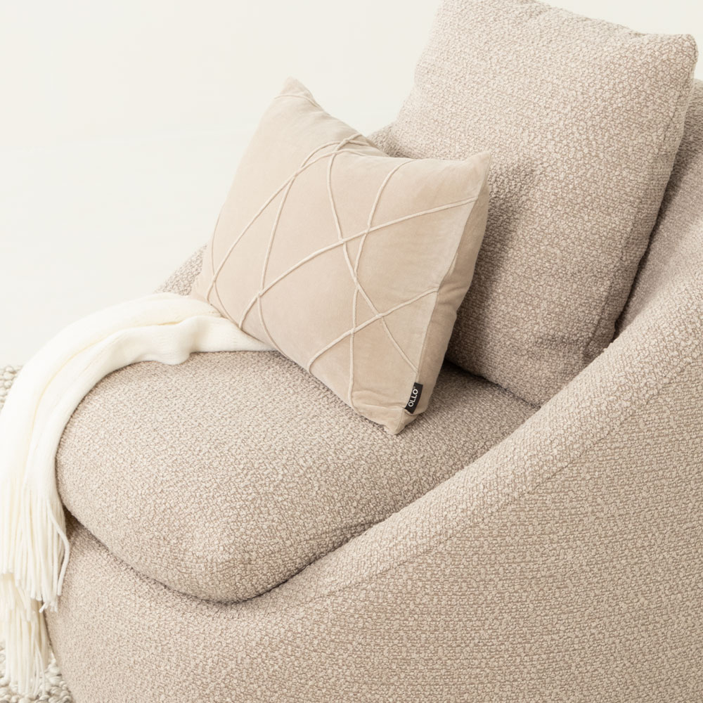 Erin Swivel Chair, Light Grey