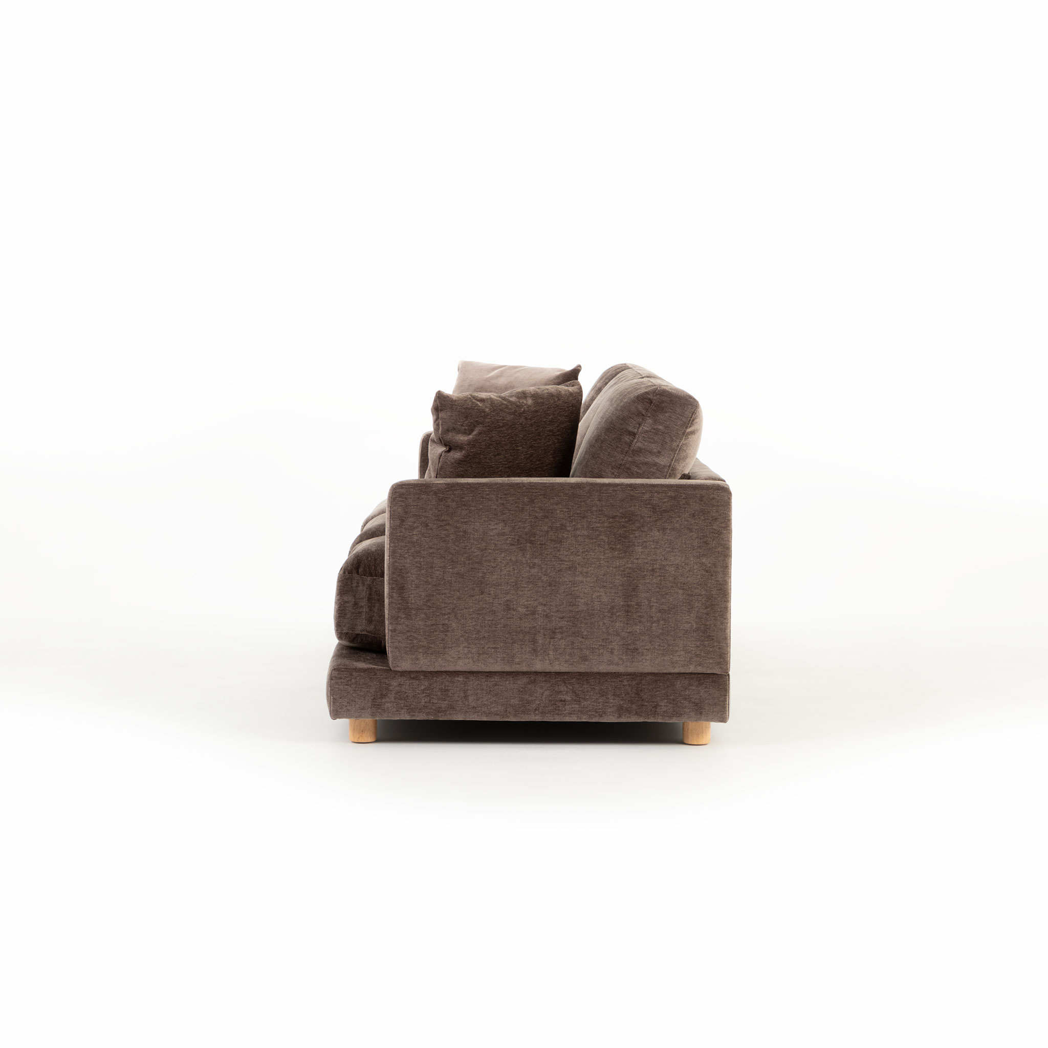 Ella 3 Seater Sofa, Mushroom