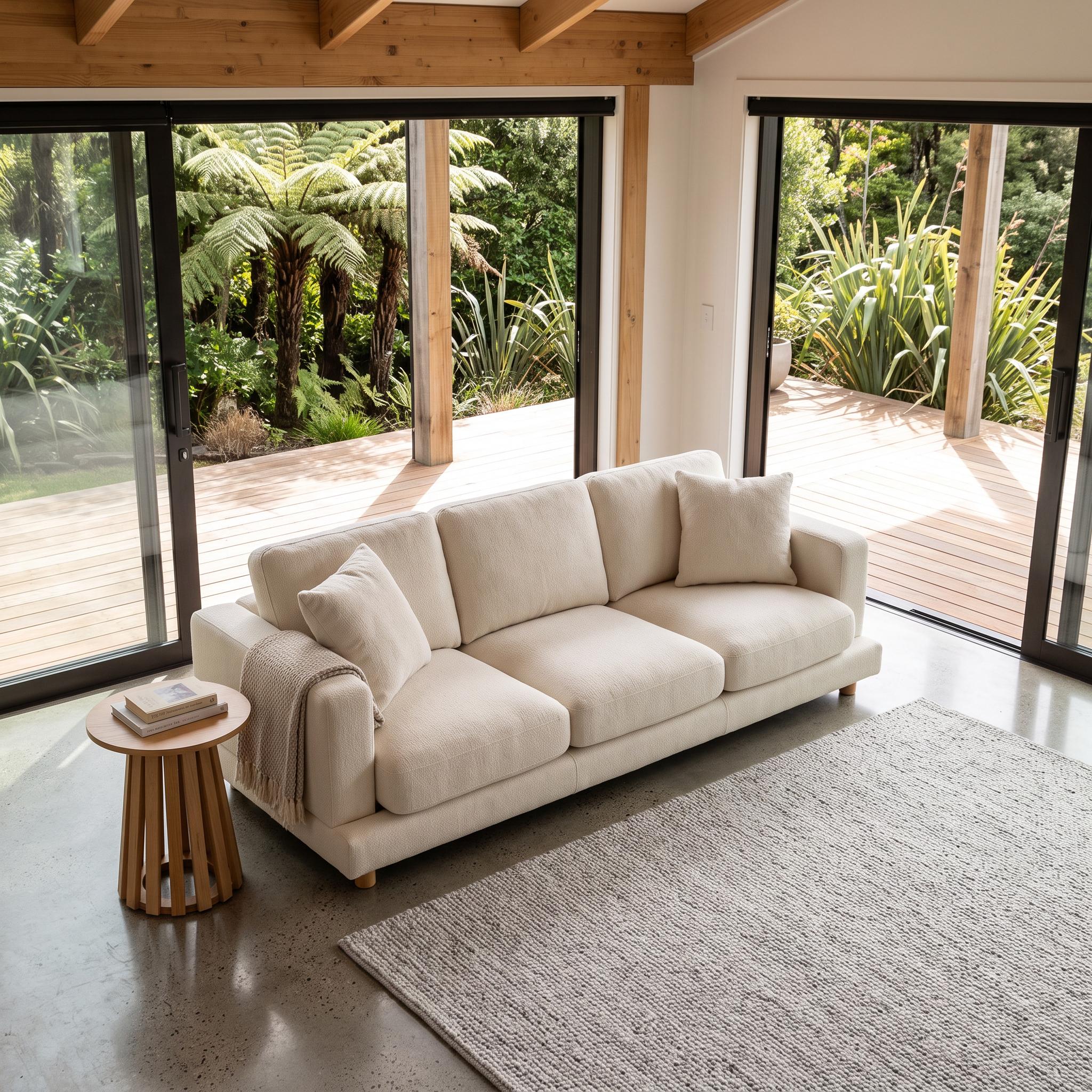 Ella 3 Seater Sofa, Oatmeal