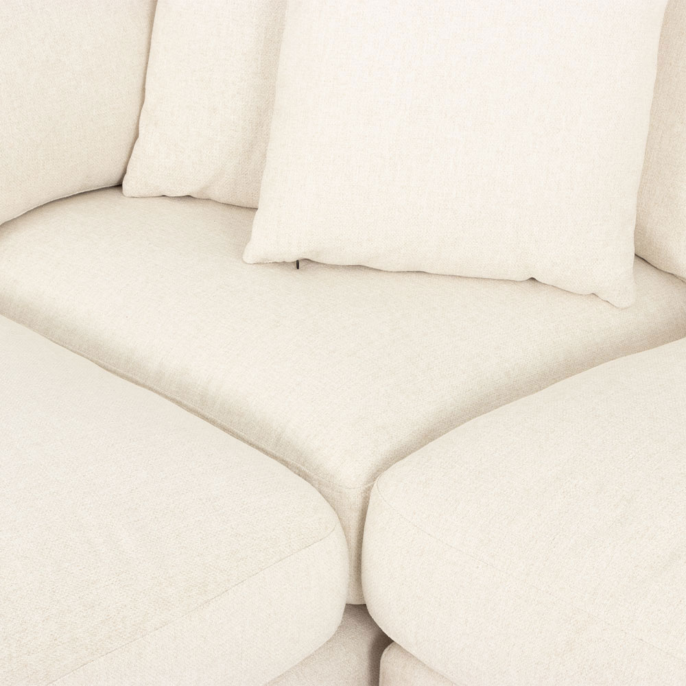 Ella Left Hand Facing Chaise Sofa, Oatmeal