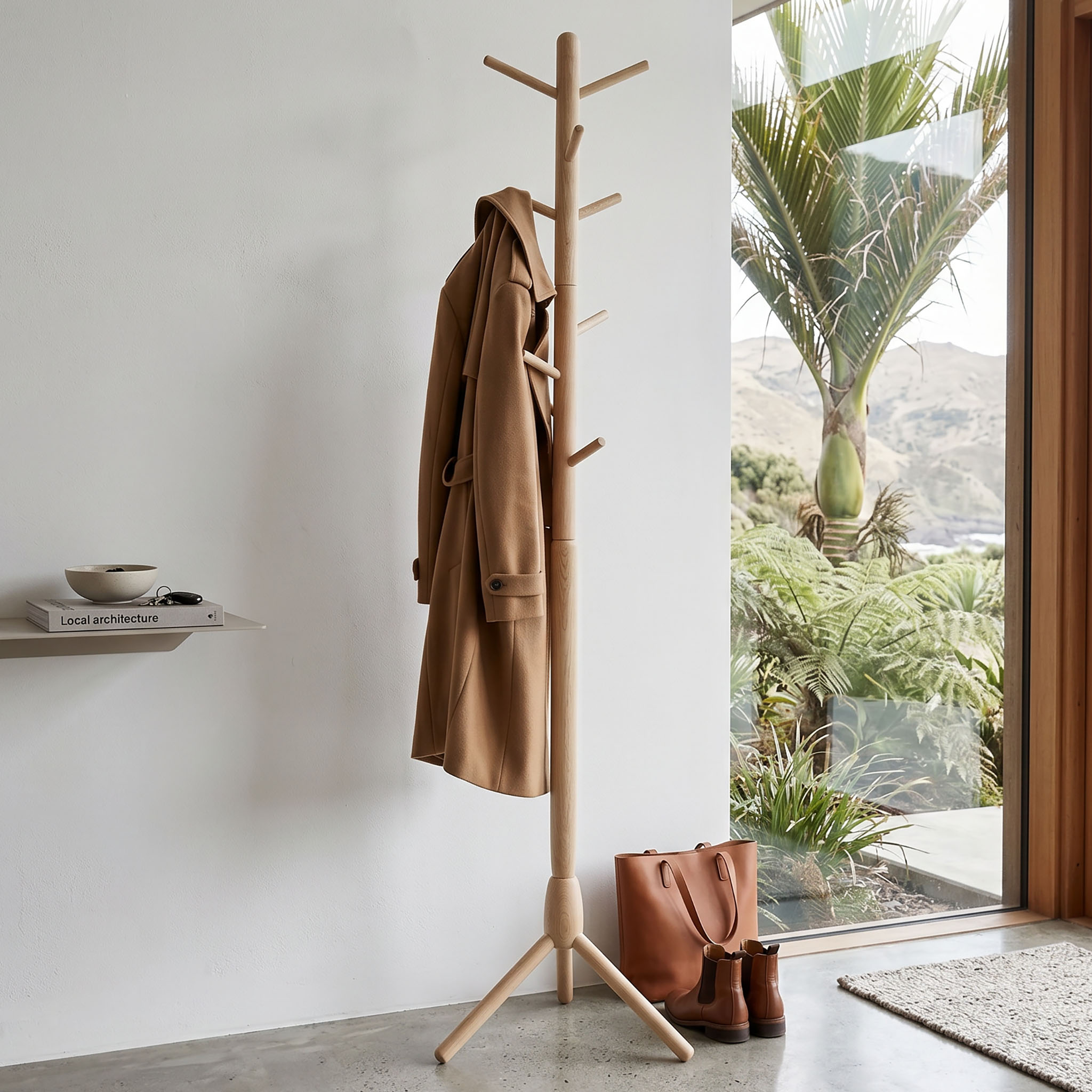 Woodwall Cactus Stand, Light