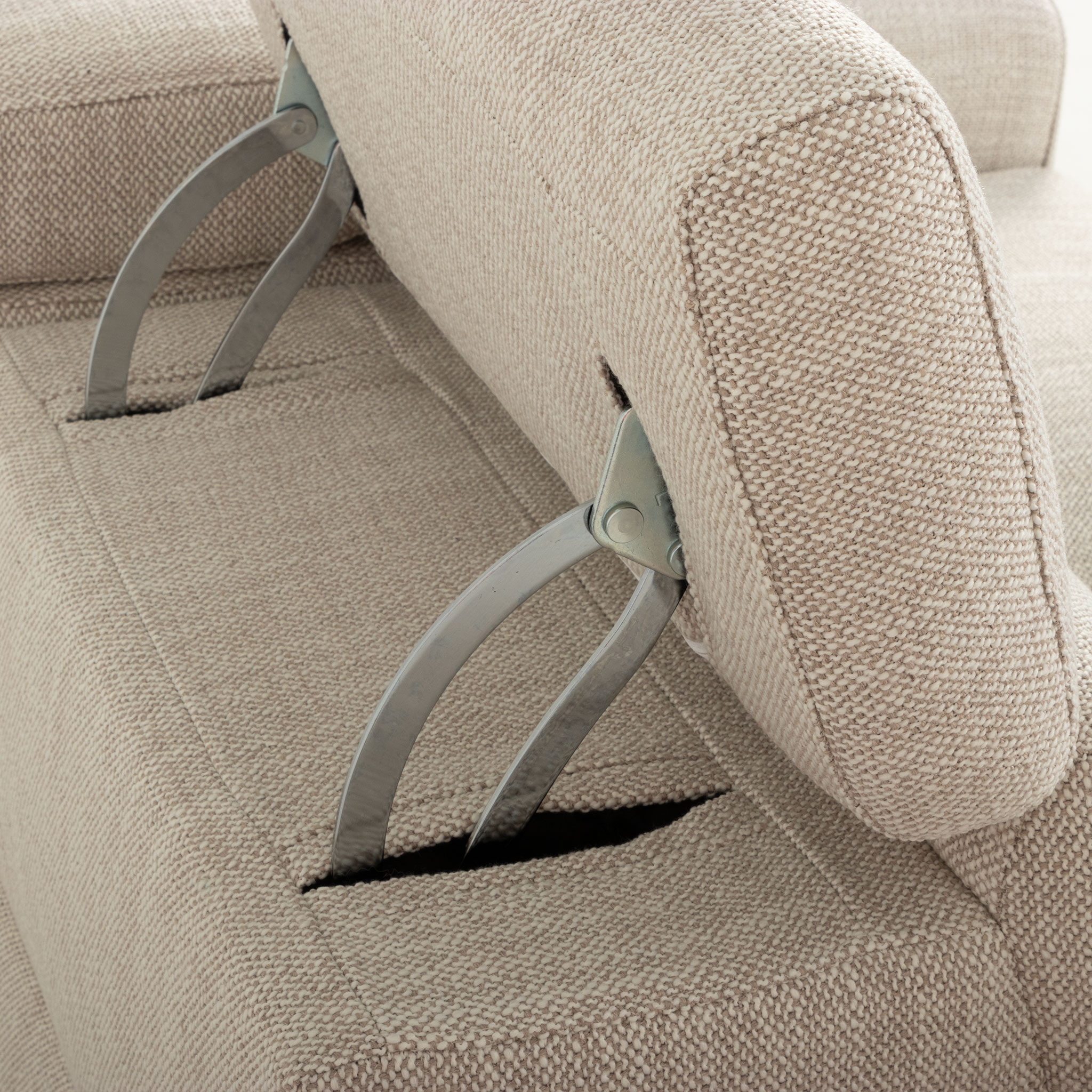 Kayla 2 Seater Electric Recliner, Cream