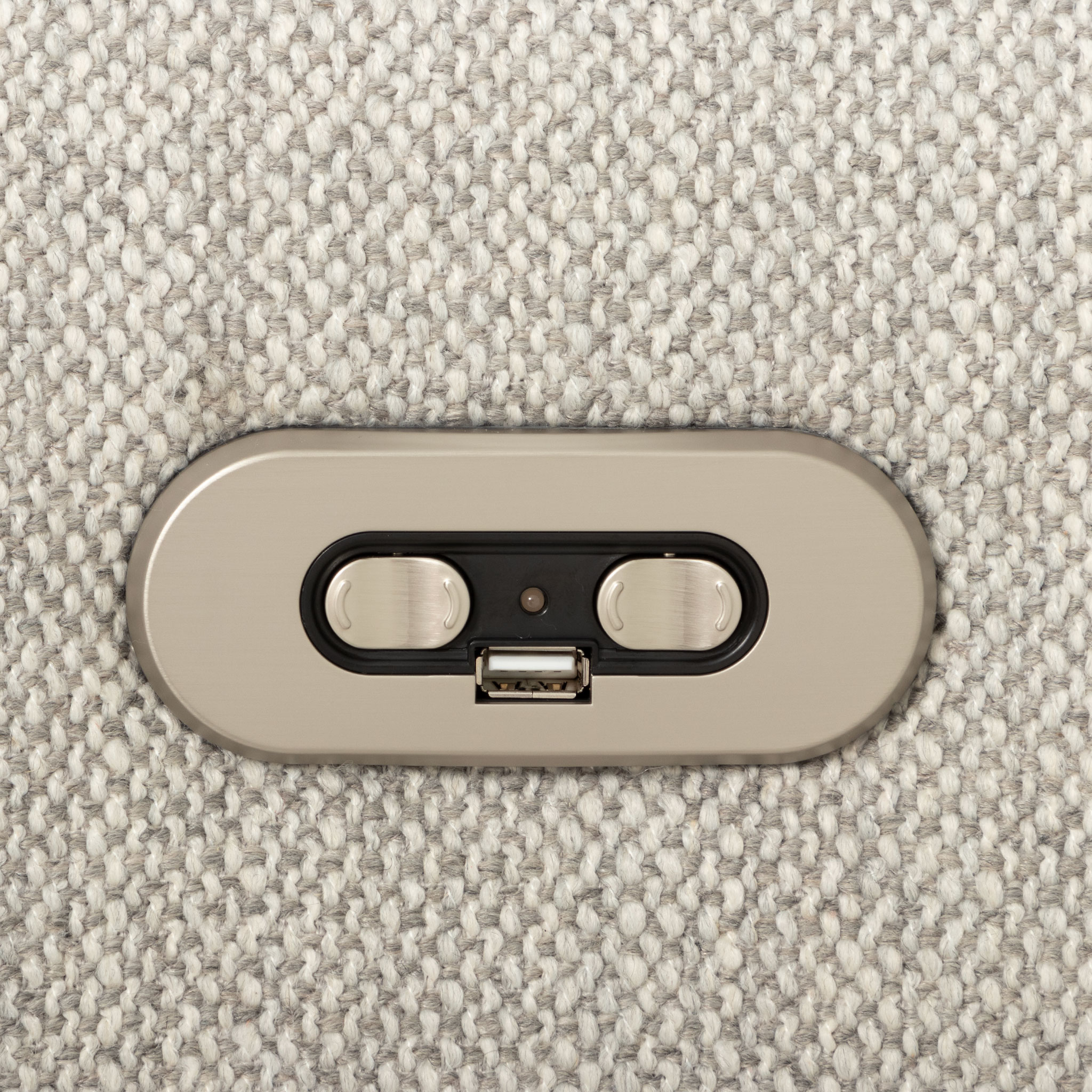 Kayla 2 Seater Electric Recliner, Light Grey