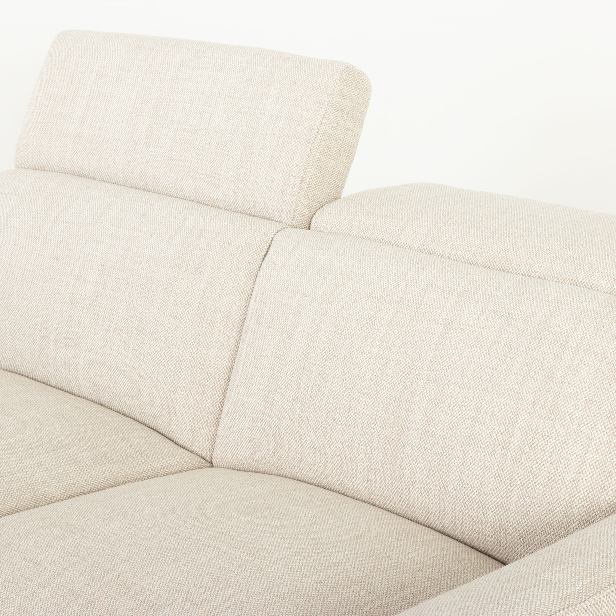 Kayla 3 Seater Electric Recliner, Cream