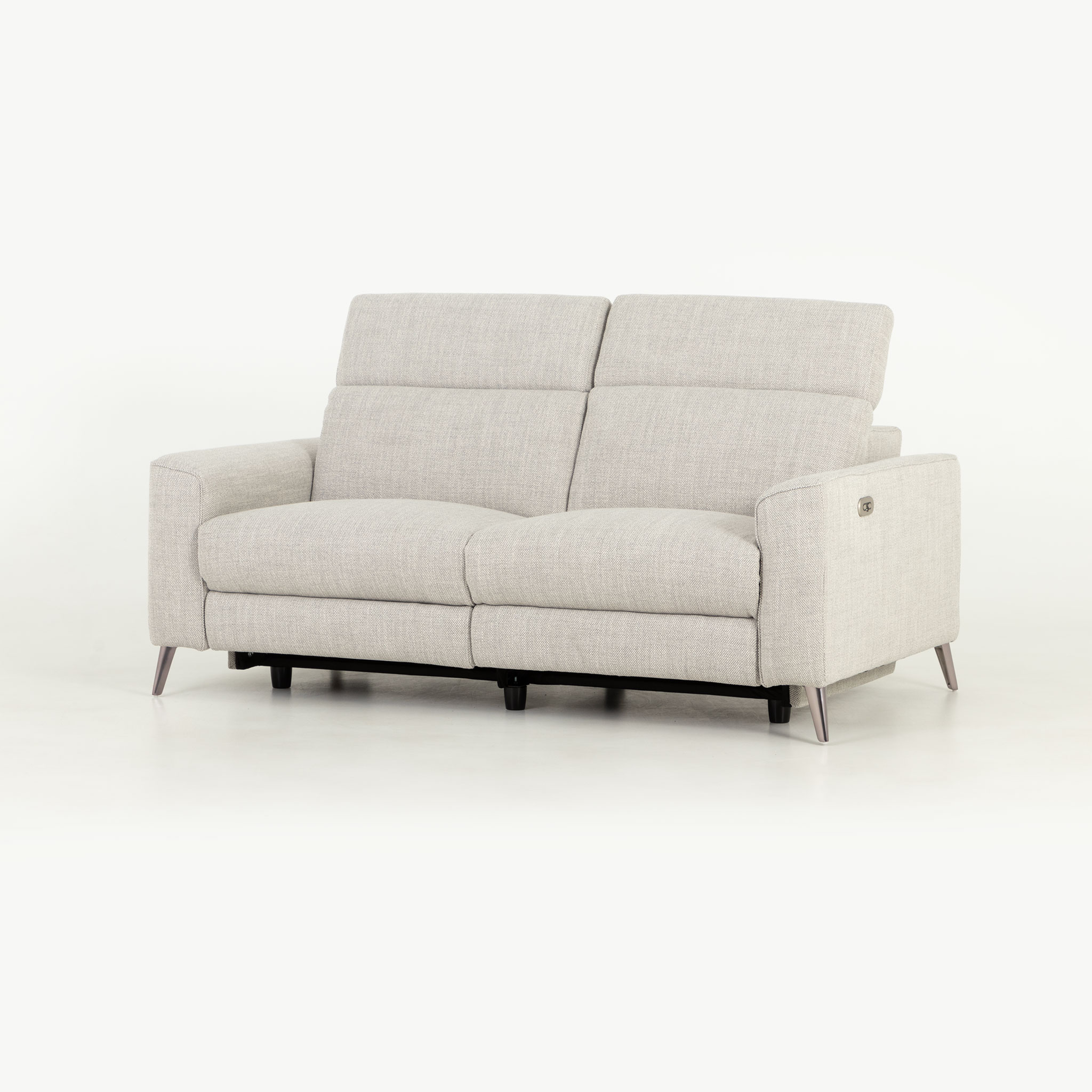 Kayla 3 Seater Electric Recliner, Light Grey