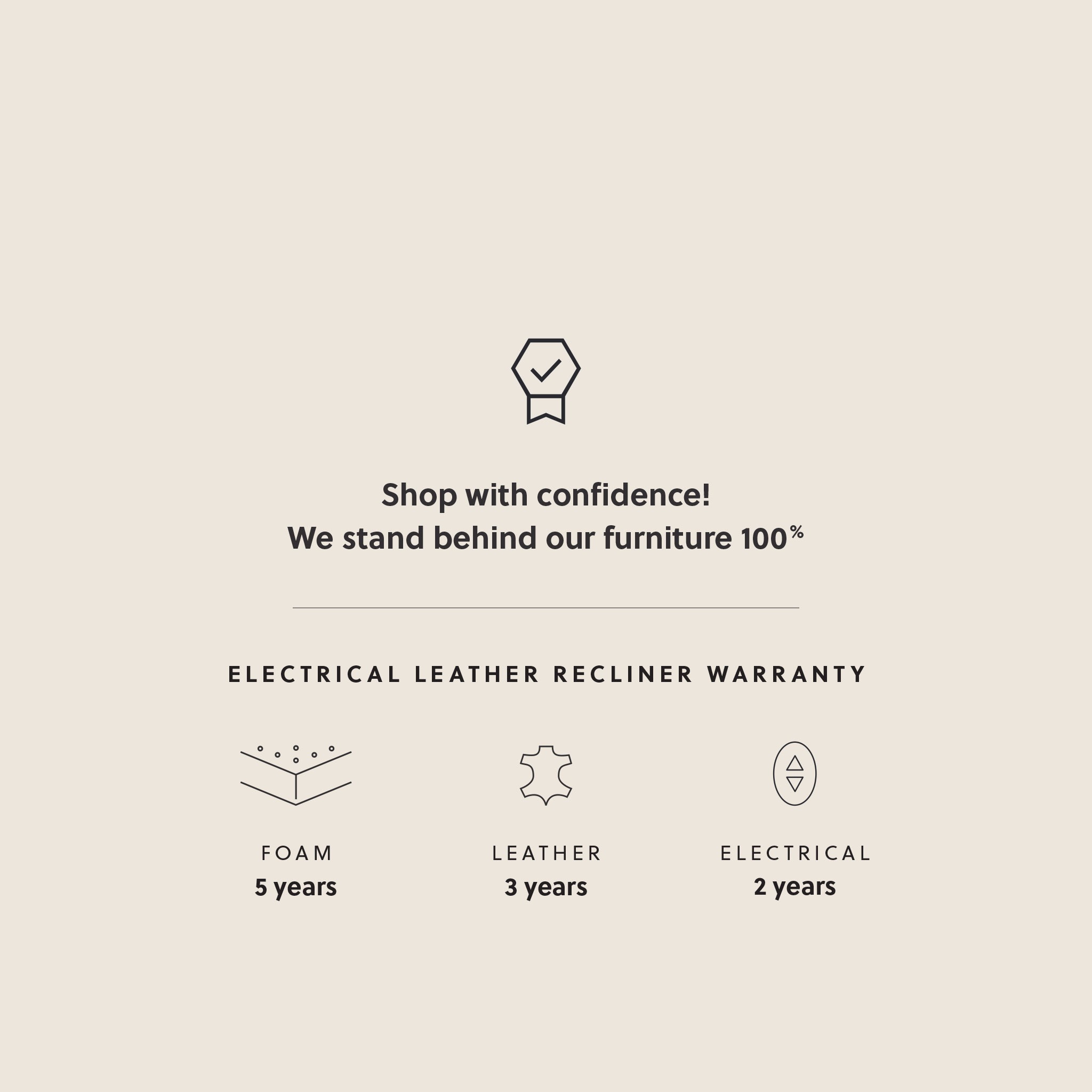 Gracey Leather Electric Recliner Chair, Black