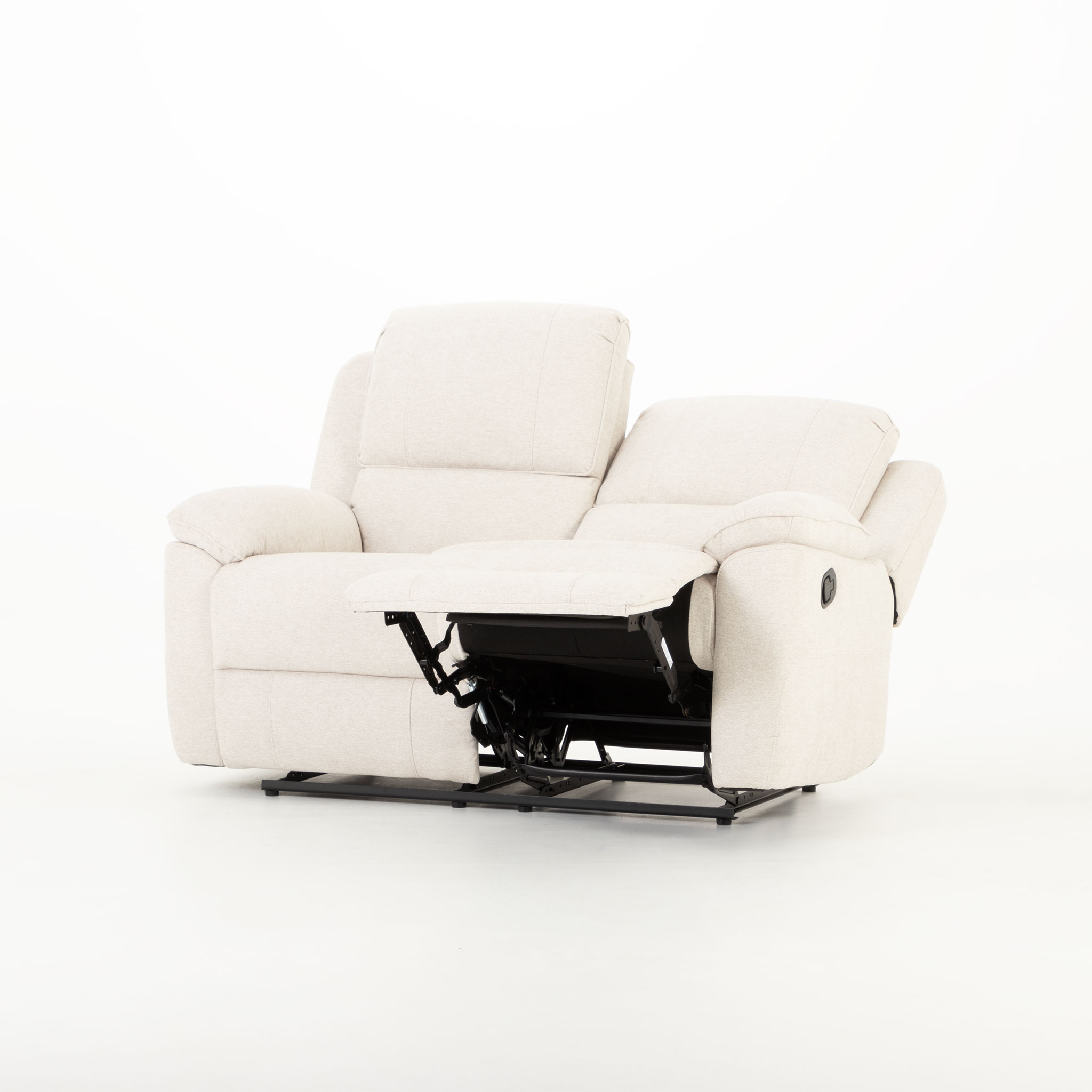 Aiden 2 Seater Recliner, Oatmeal