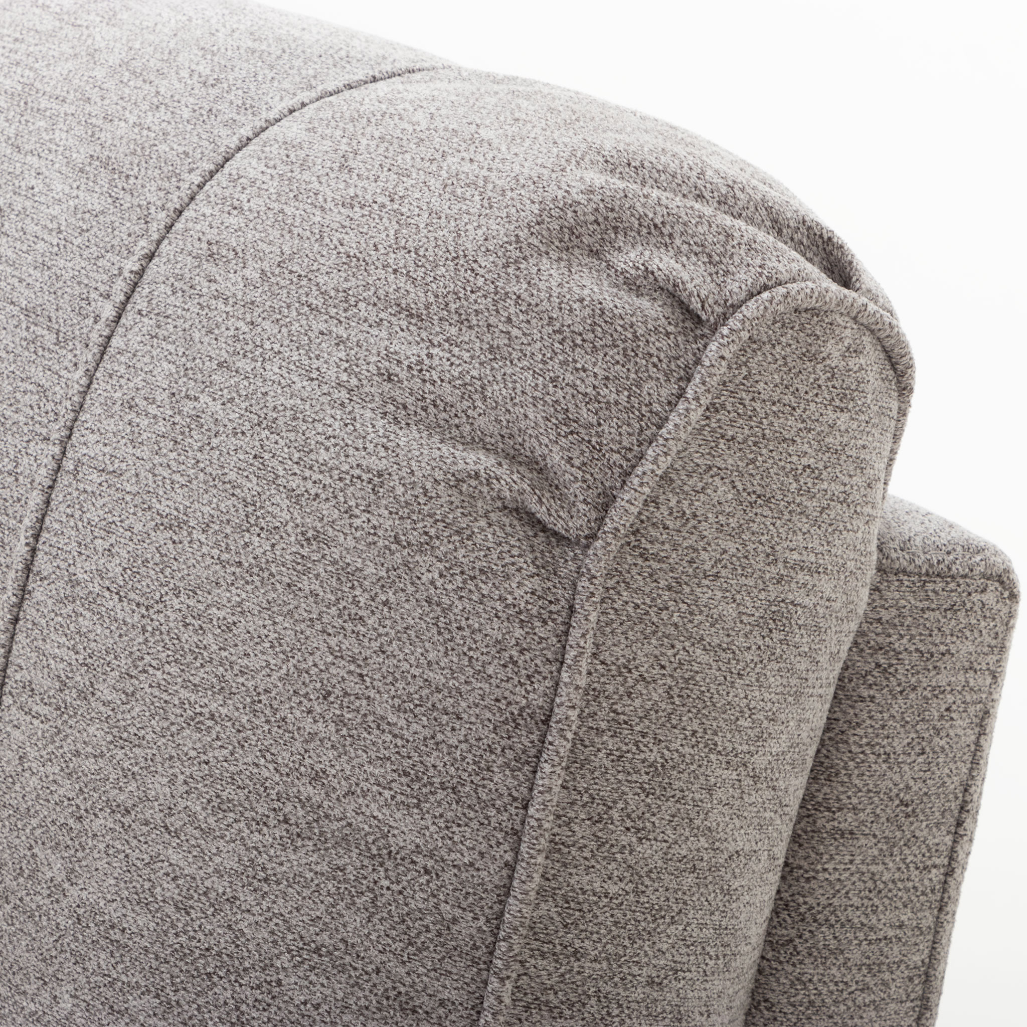 Aiden Armless Chair, Light Grey