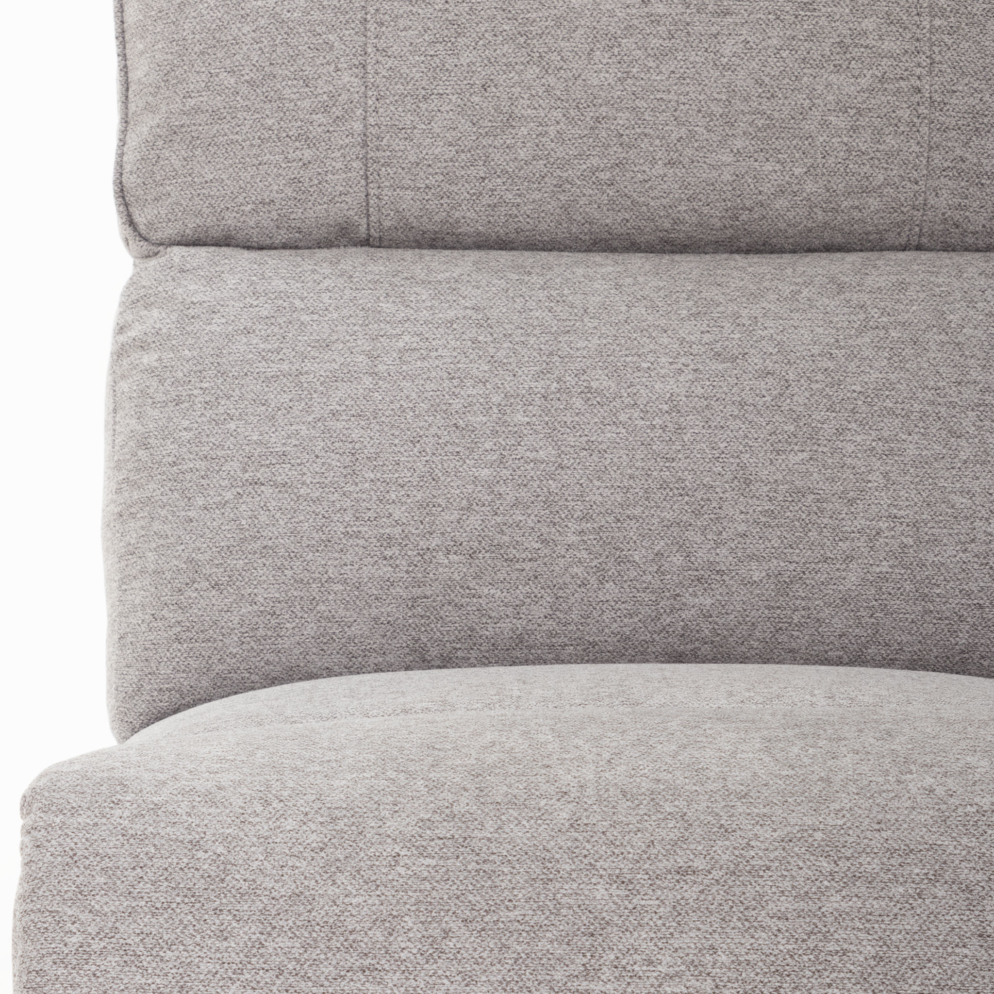 Aiden Armless Chair, Light Grey