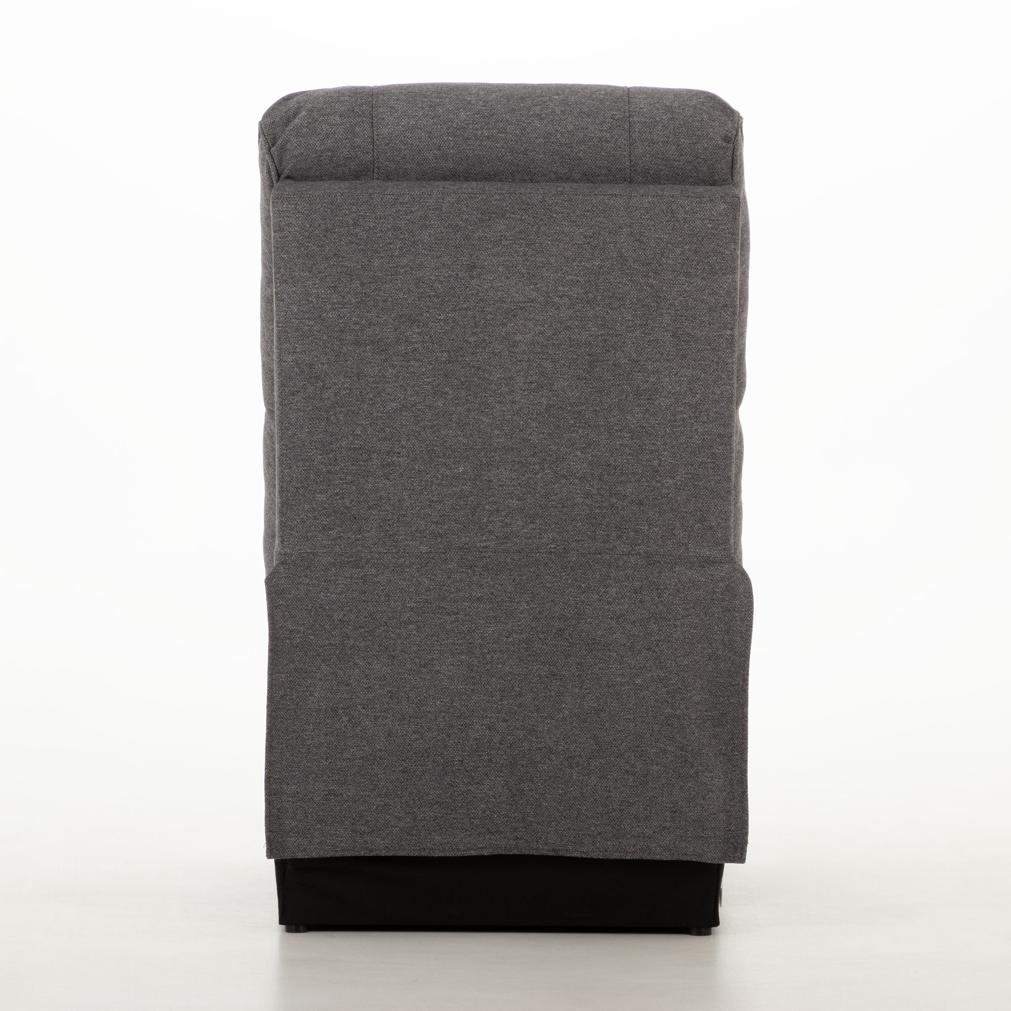 Aiden Armless Chair, Dark Grey