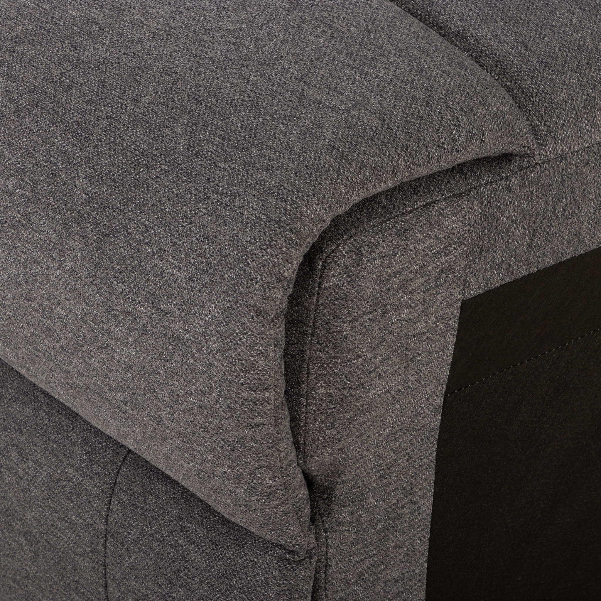 Aiden Armless Chair, Dark Grey