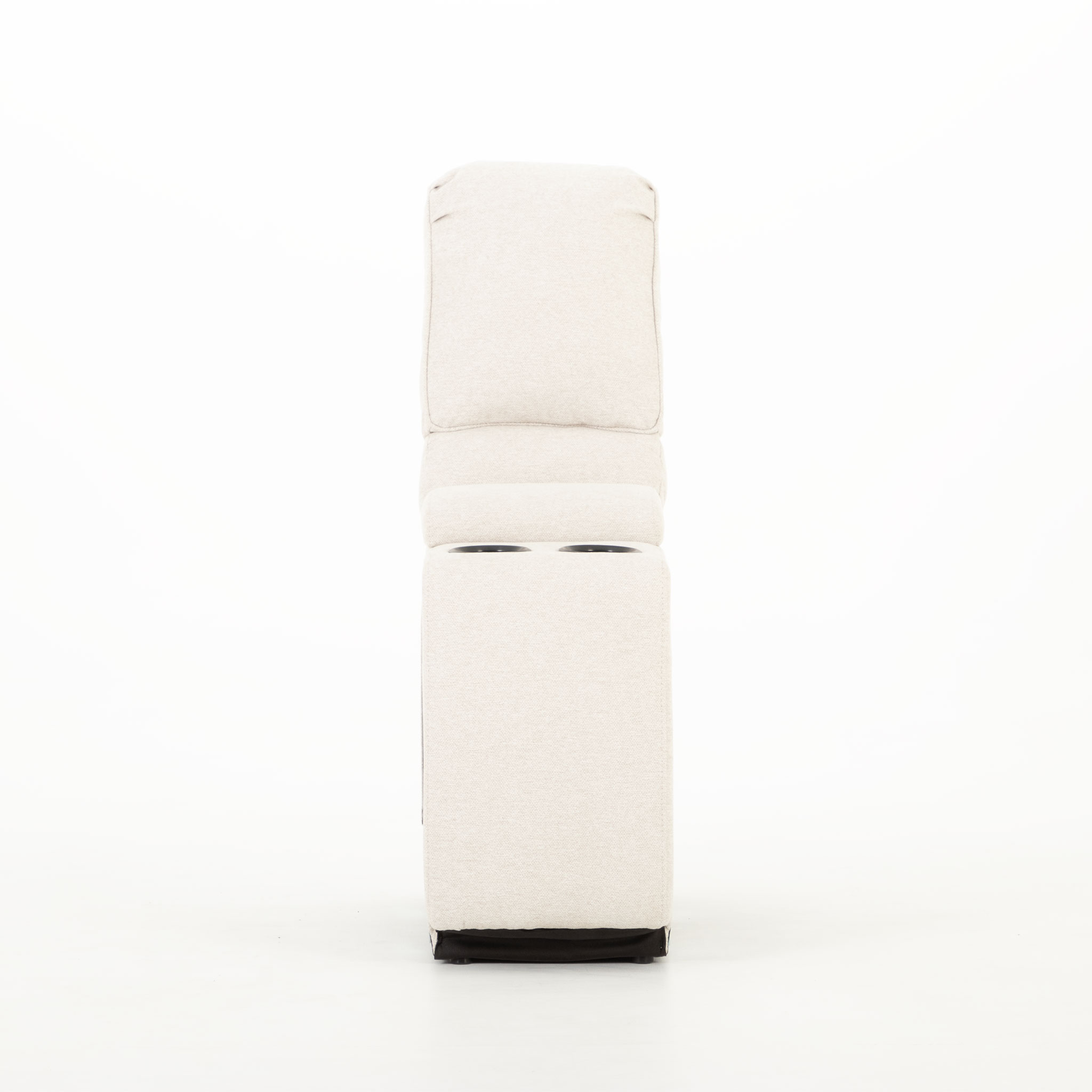 Aiden Recliner - Console, Oatmeal