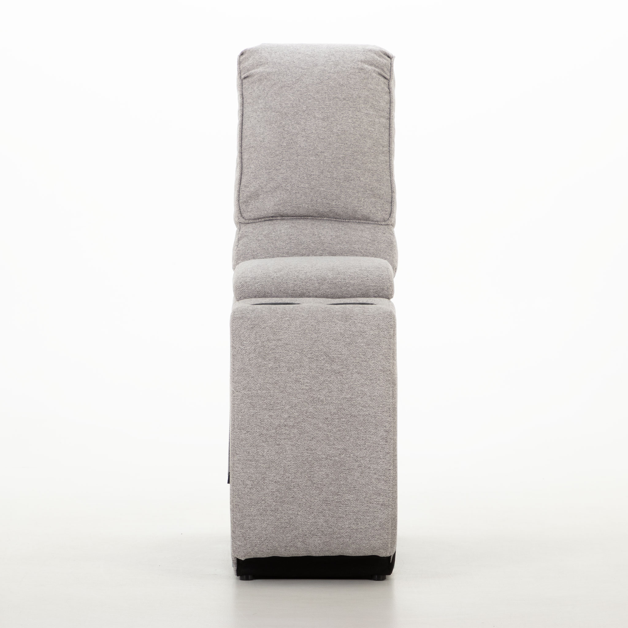 Aiden Recliner - Console, Light Grey