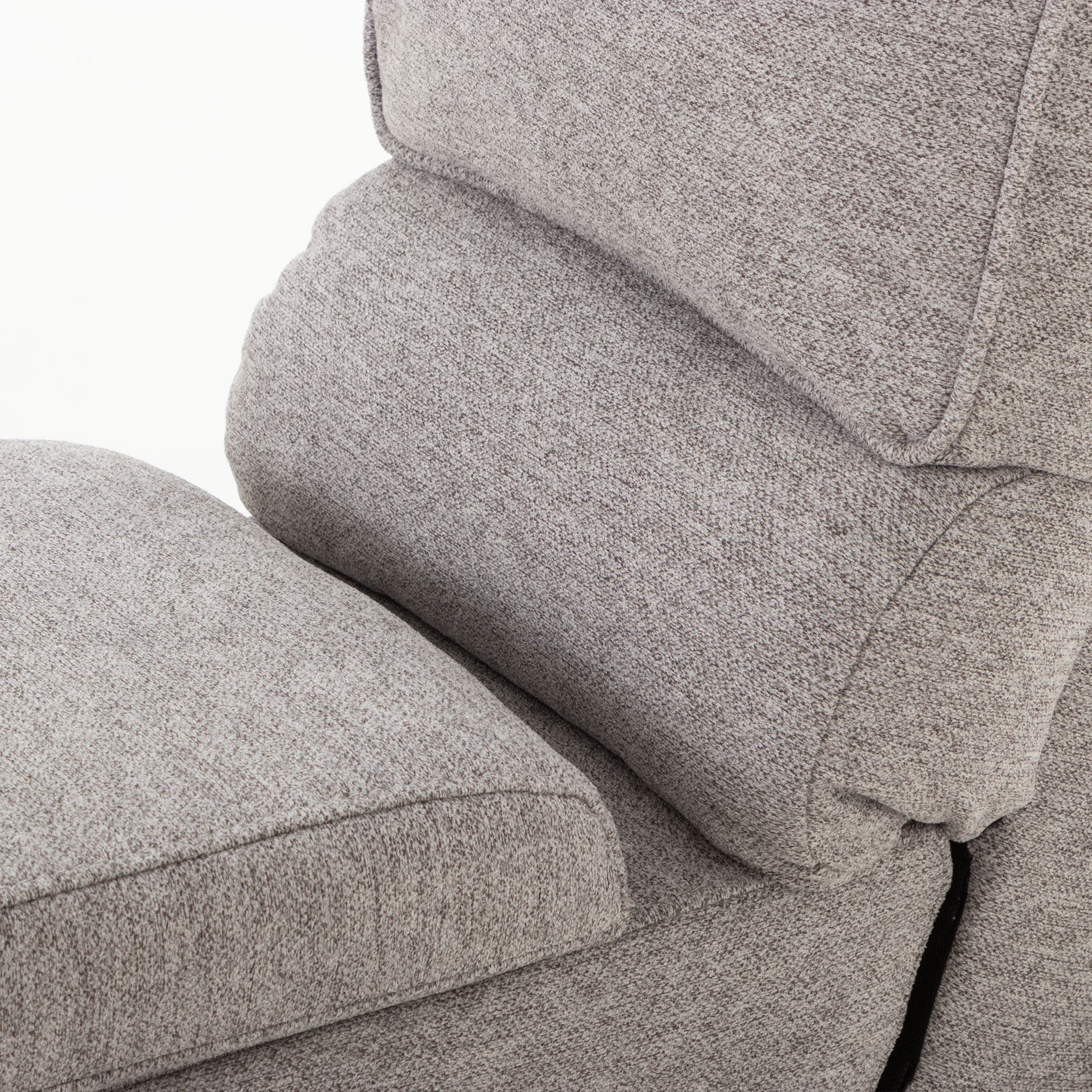 Aiden Recliner - Console, Light Grey