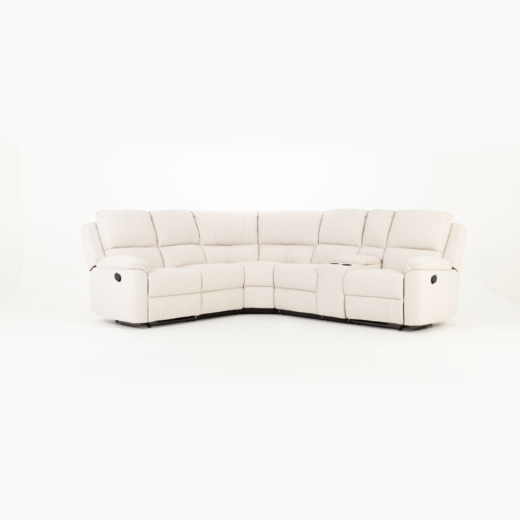 Aiden Recliner Corner Suite, Oatmeal