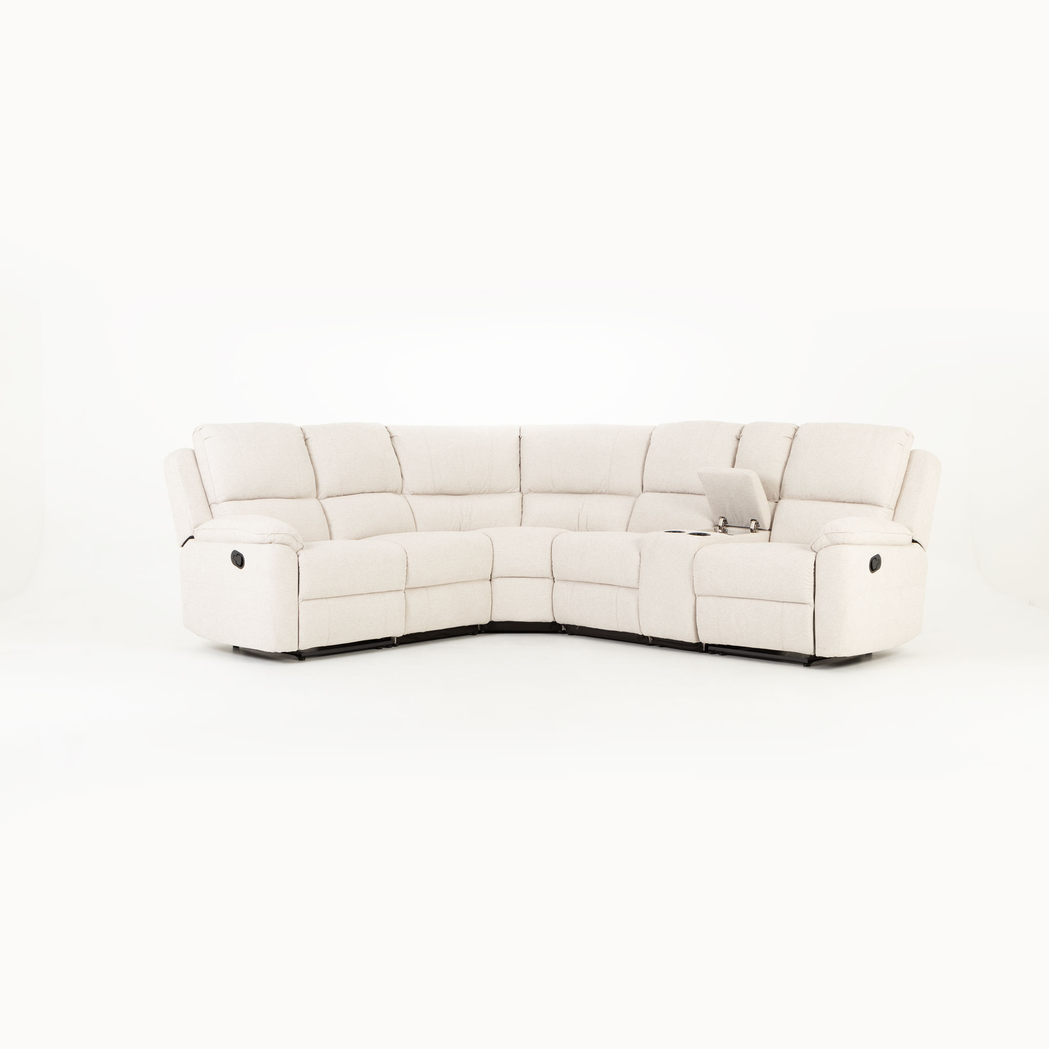 Aiden Recliner Corner Suite, Oatmeal
