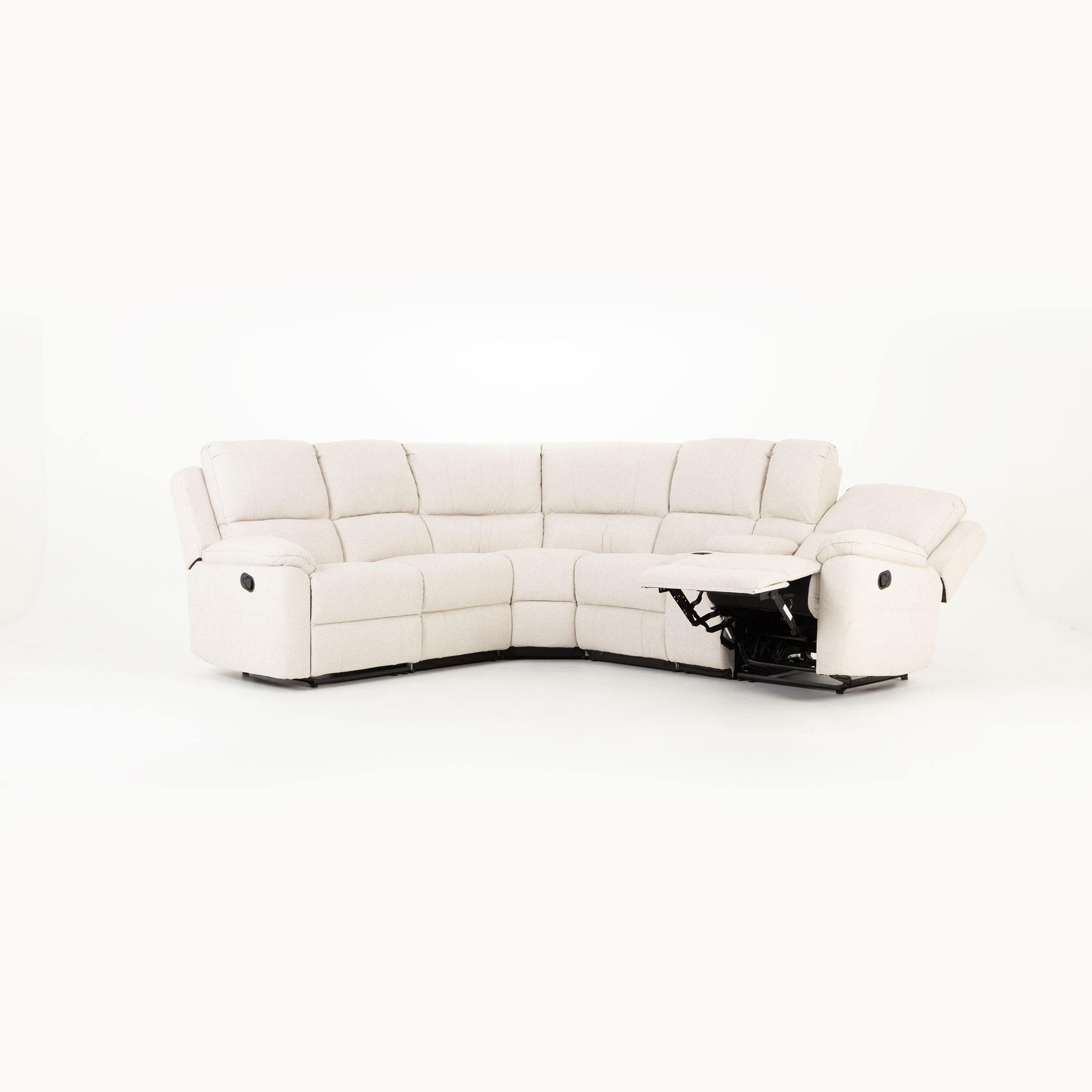 Aiden Recliner Corner Suite, Oatmeal
