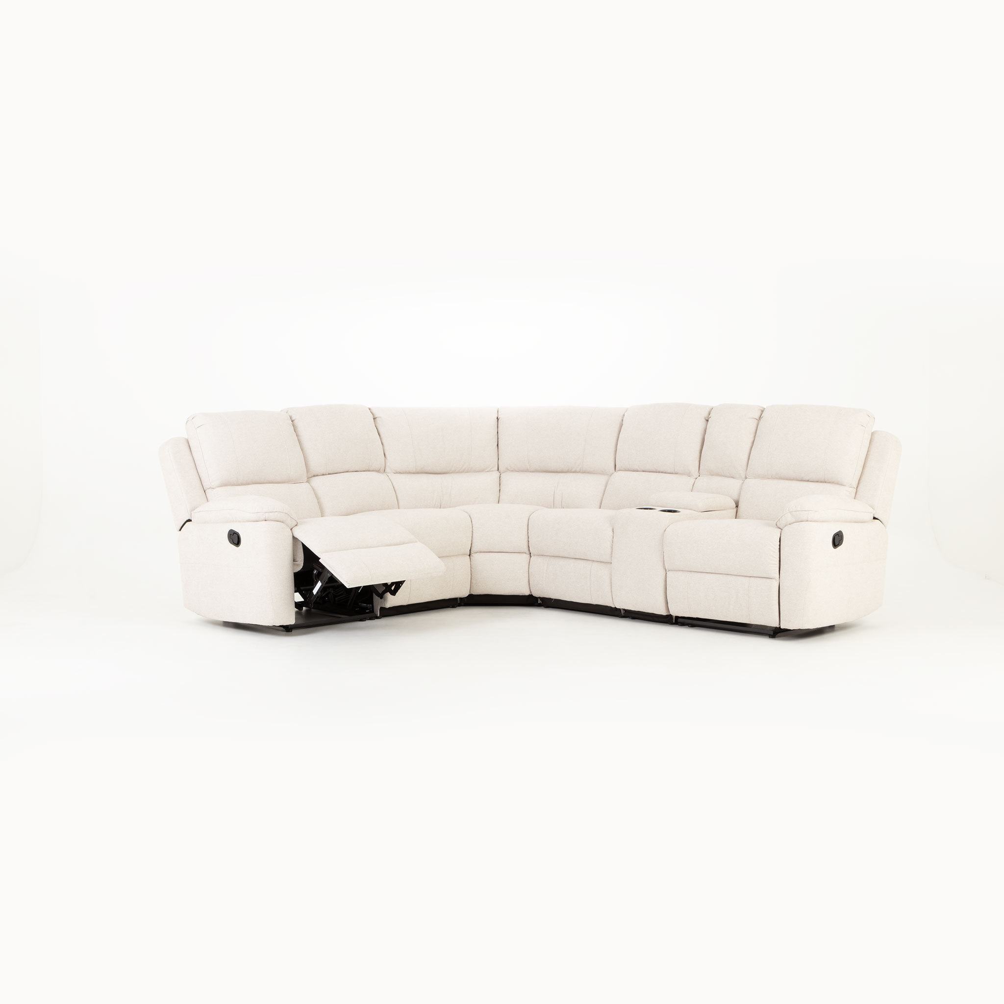 Aiden Recliner Corner Suite, Oatmeal