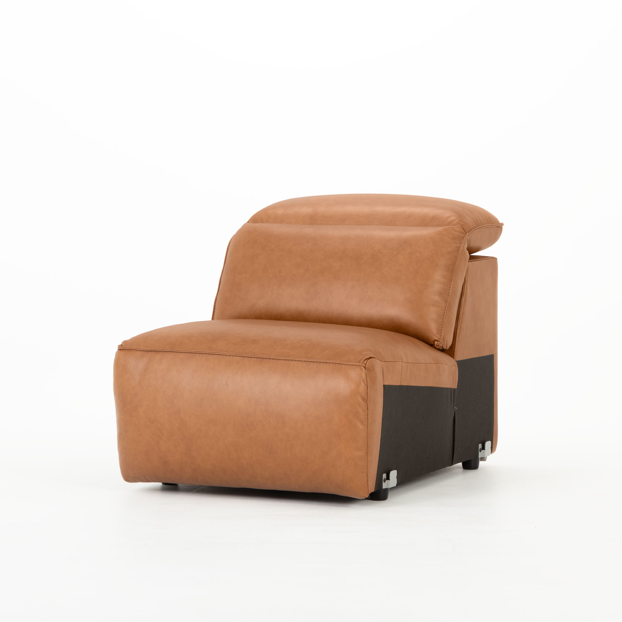 Gianni Modular 1.5 Armless Sofa, Leather