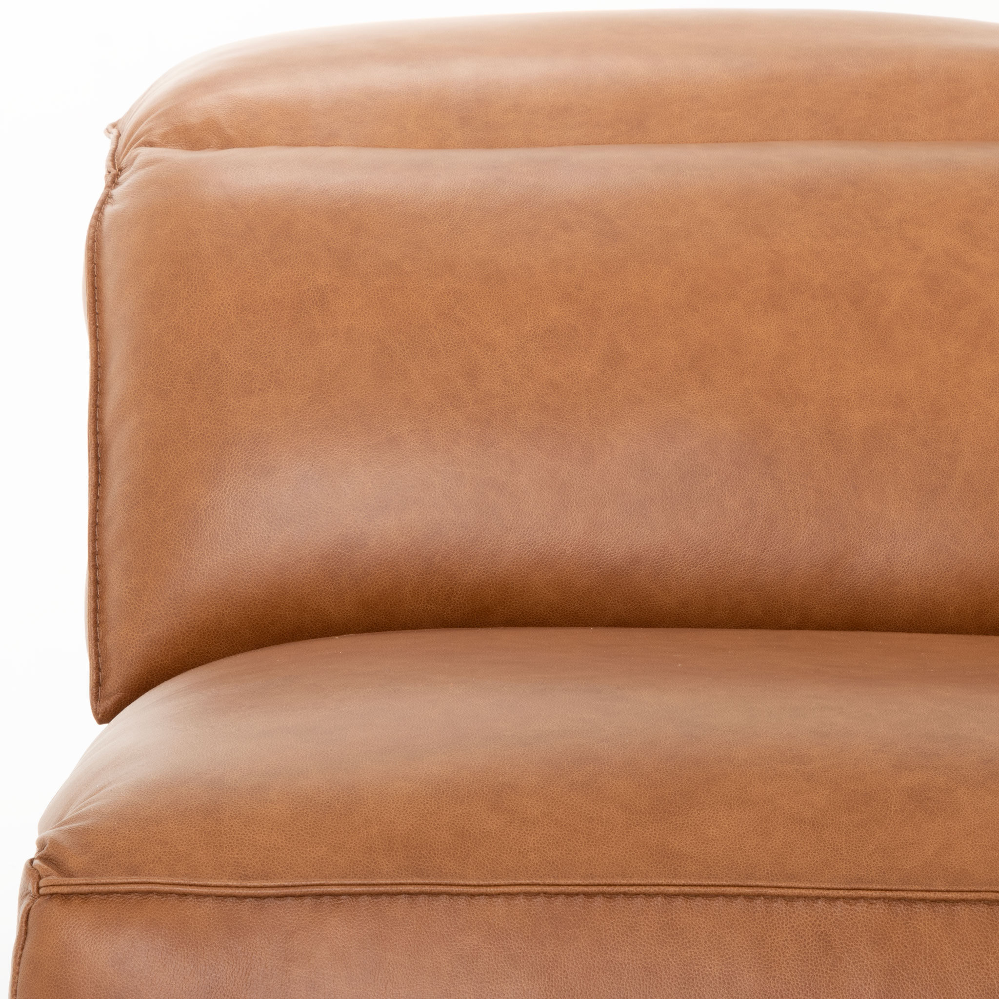 Gianni Modular 1.5 Armless Sofa, Leather