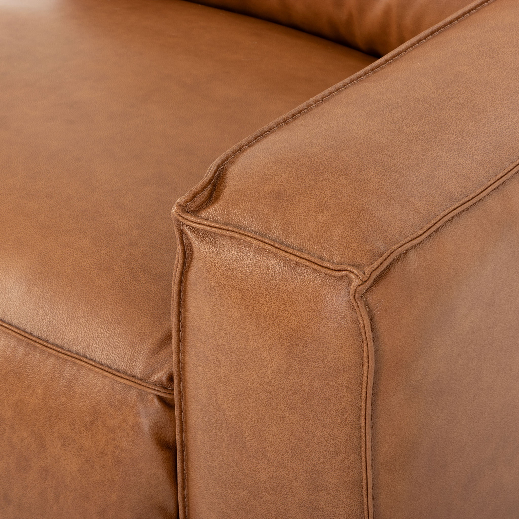 Gianni Modular 1.5 Seater Right Hand Facing Electric Recliner, Leather