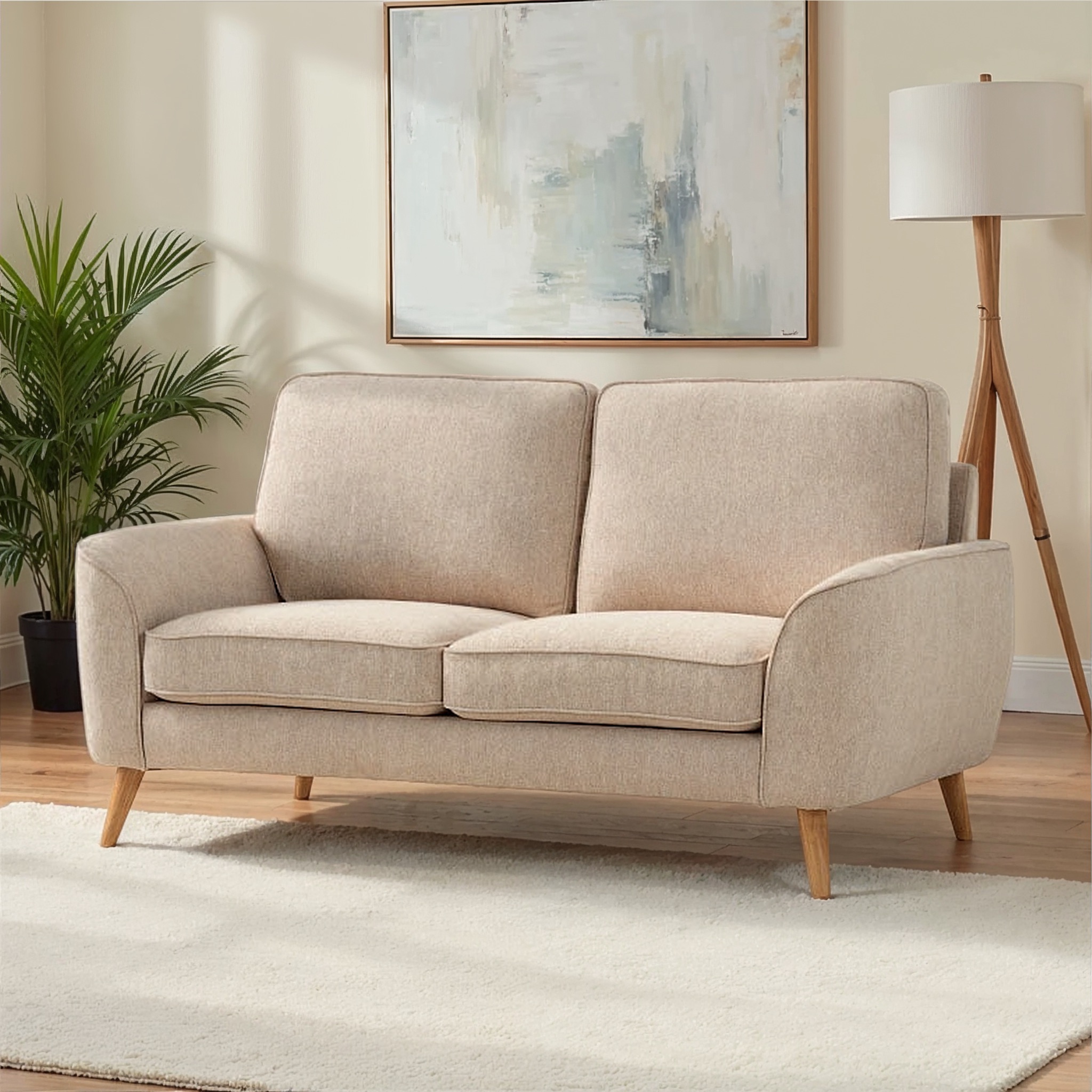 Darby 2 Seater Sofa, Oatmeal