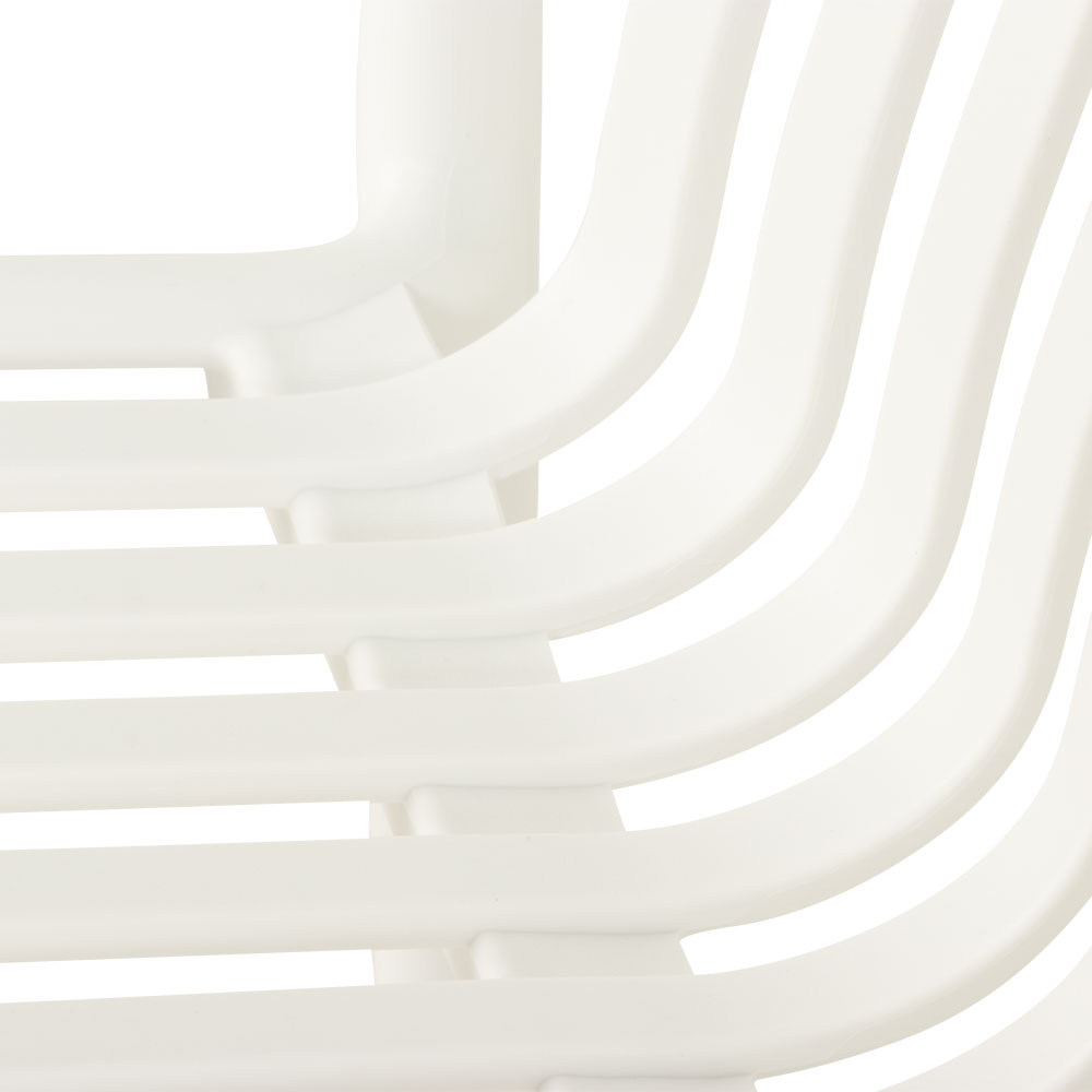 Horizon Outdoor Barstool, White