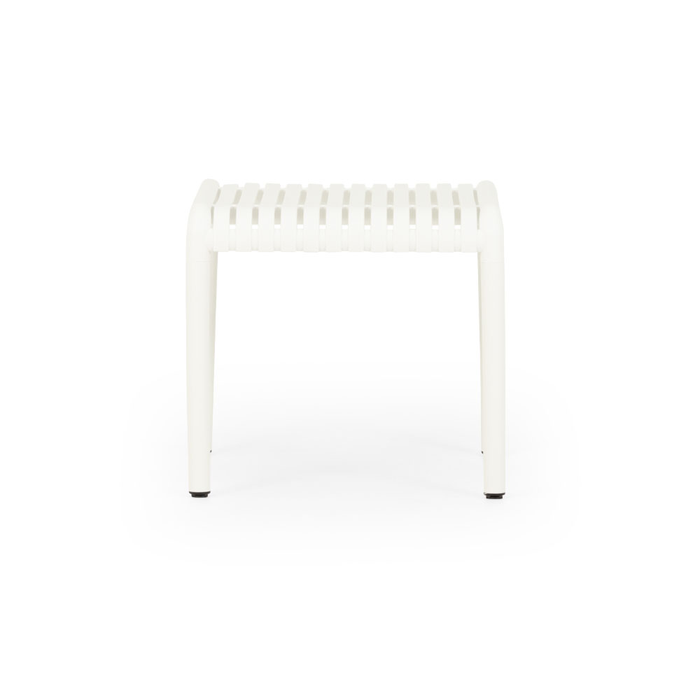 Horizon Outdoor Side Table, White