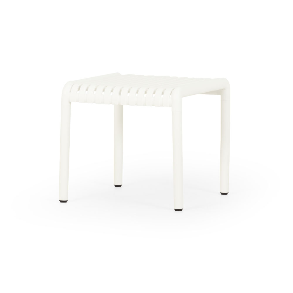 Horizon Outdoor Side Table, White