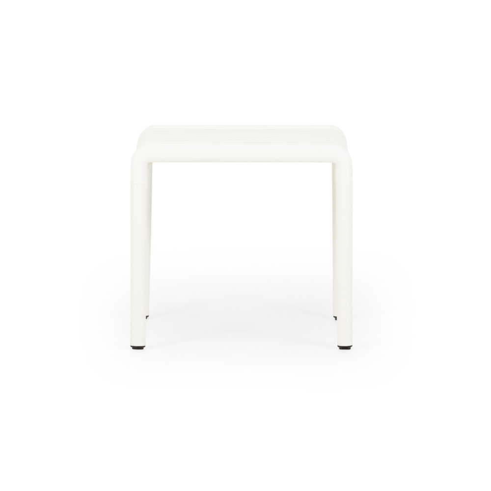 Horizon Outdoor Side Table, White