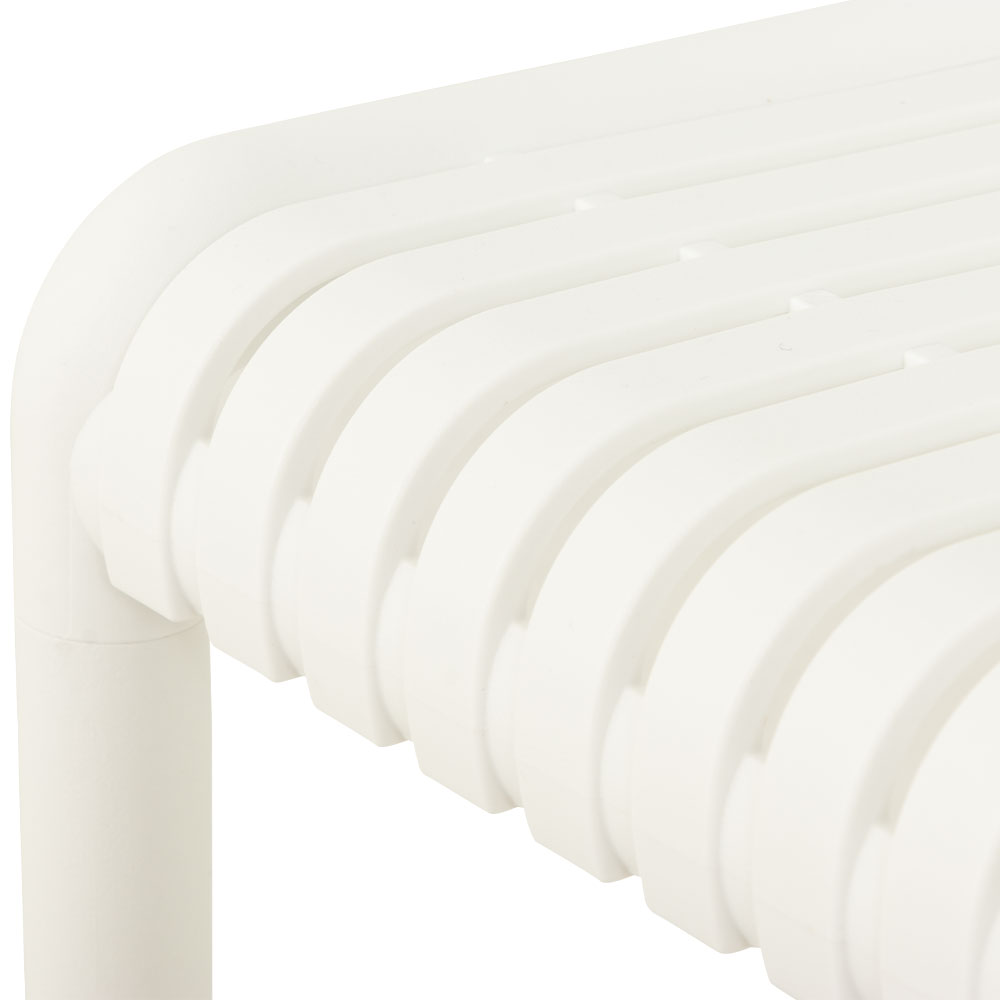 Horizon Outdoor Side Table, White