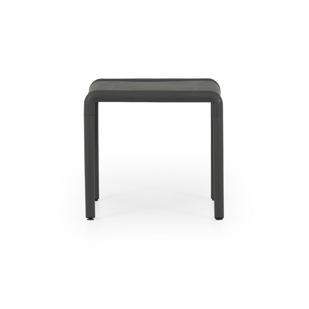 Horizon Outdoor Side Table, Gunmetal