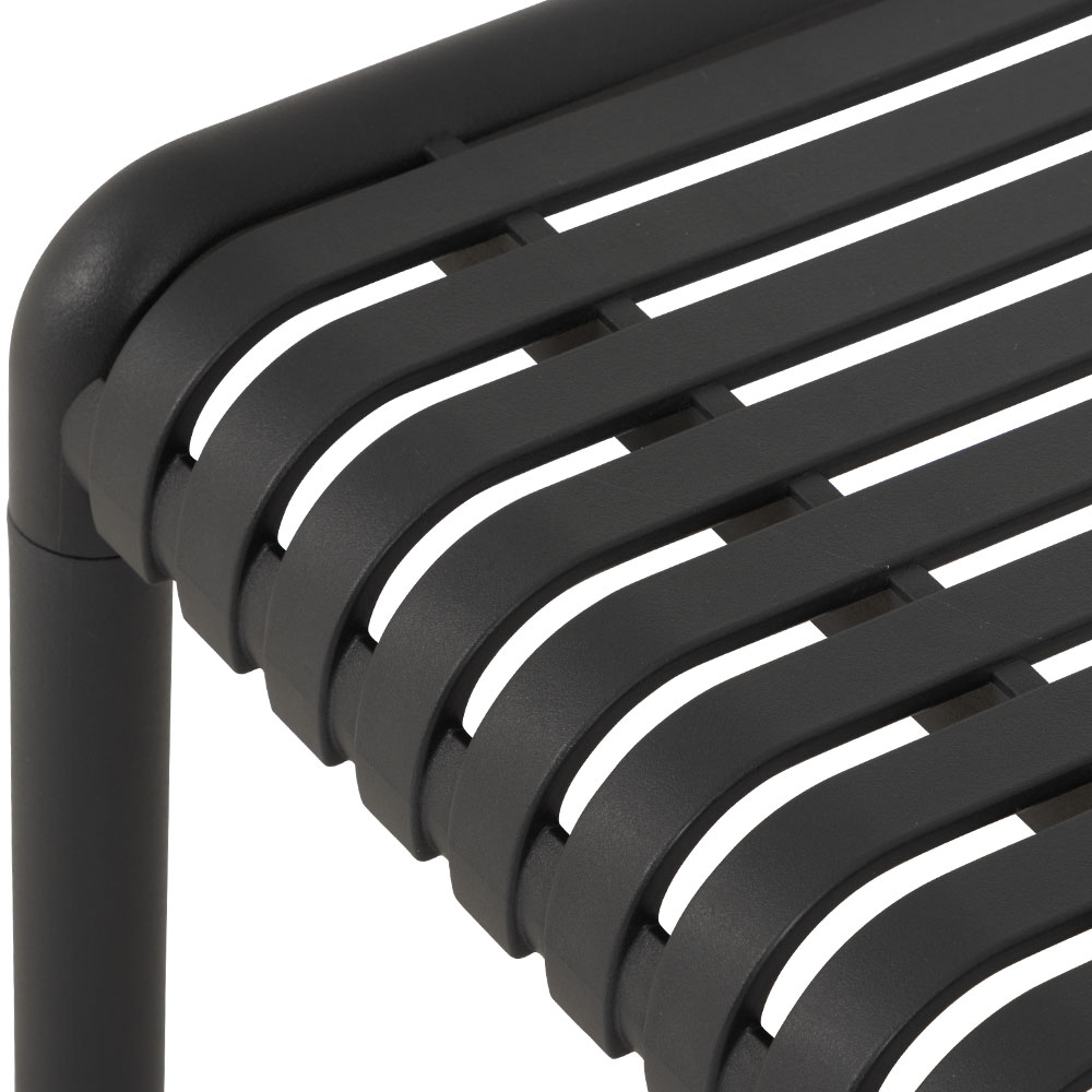 Horizon Outdoor Side Table, Gunmetal