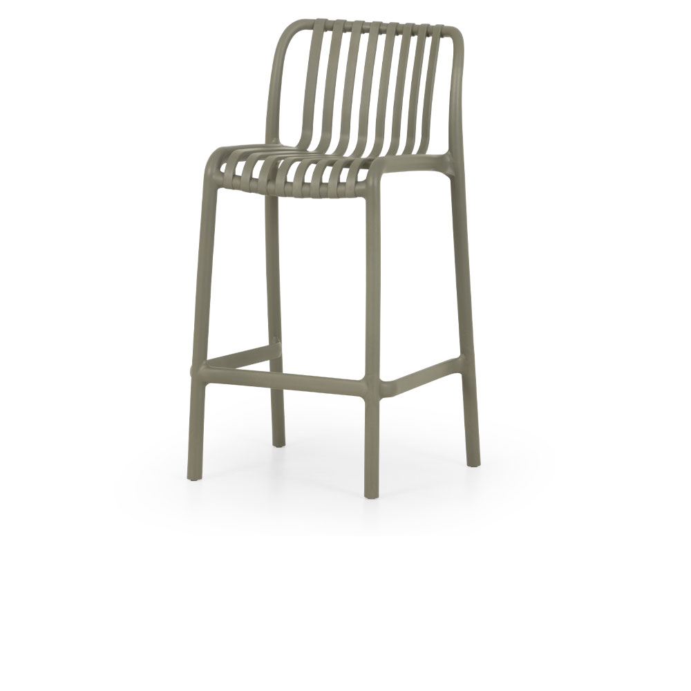 Horizon Outdoor Barstool, Green