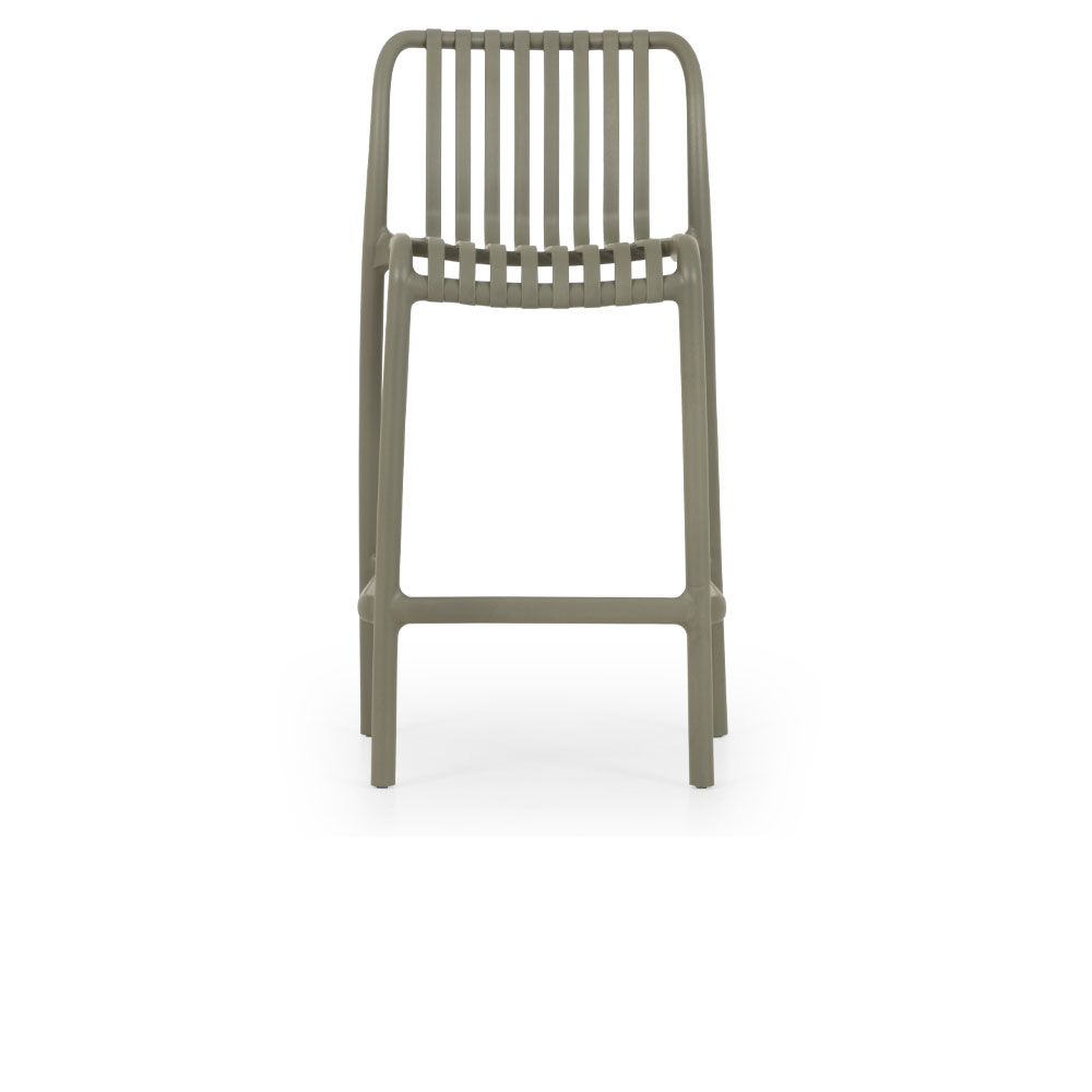 Horizon Outdoor Barstool, Green