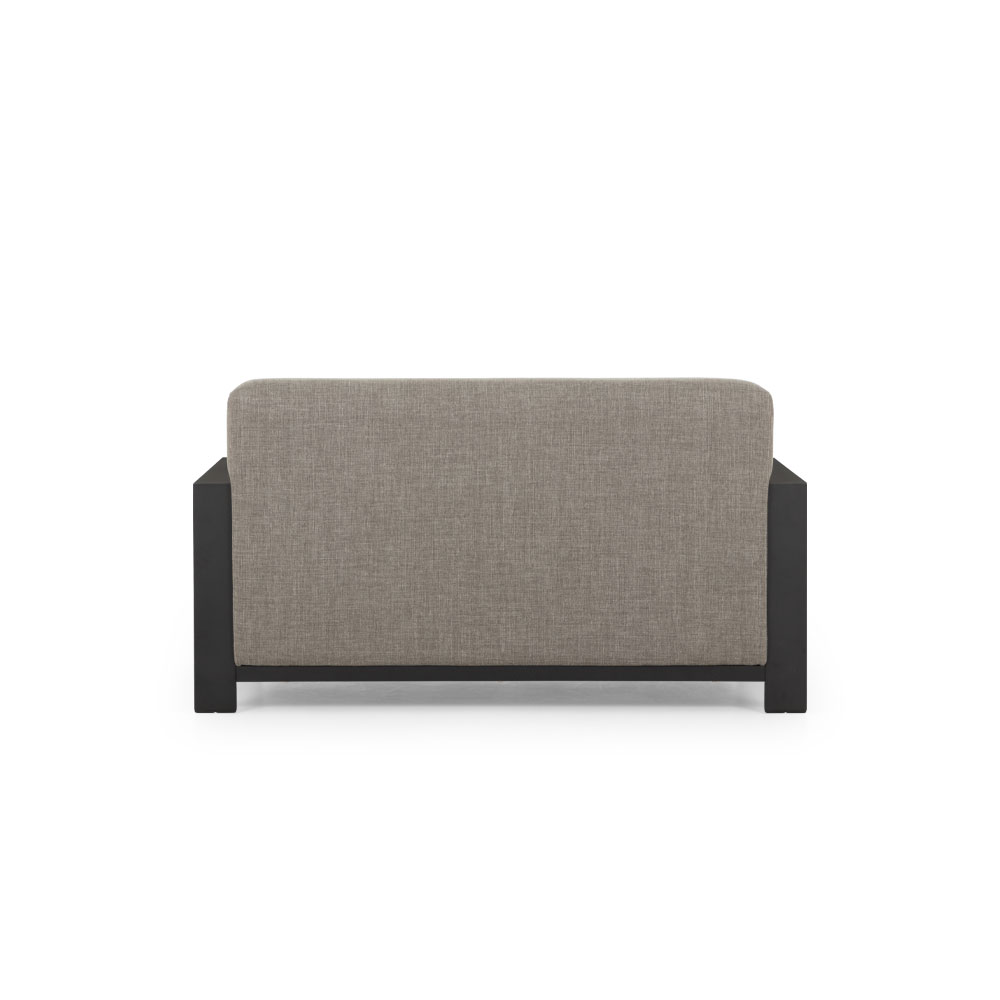 Cyprus Outdoor 2 Seater, Black